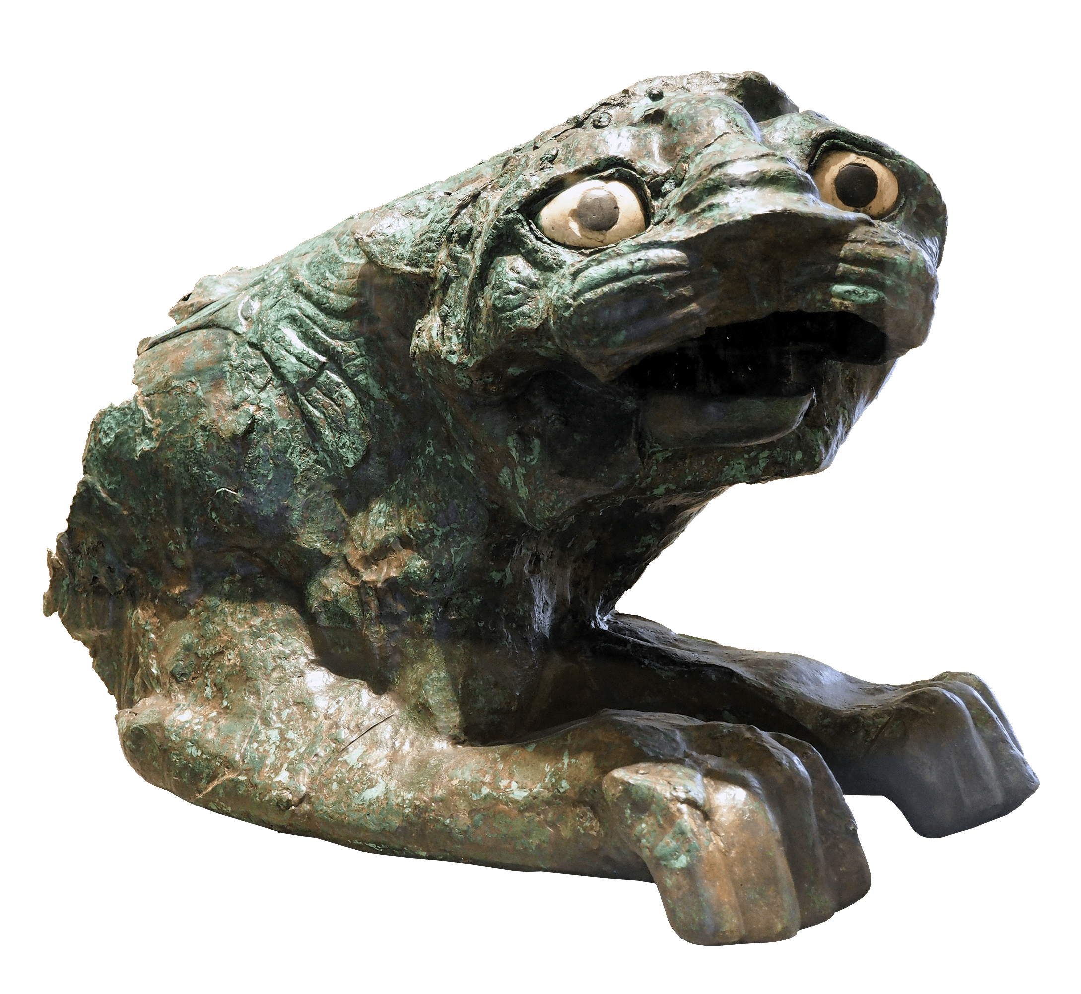 Lion of Mari, zoomed in