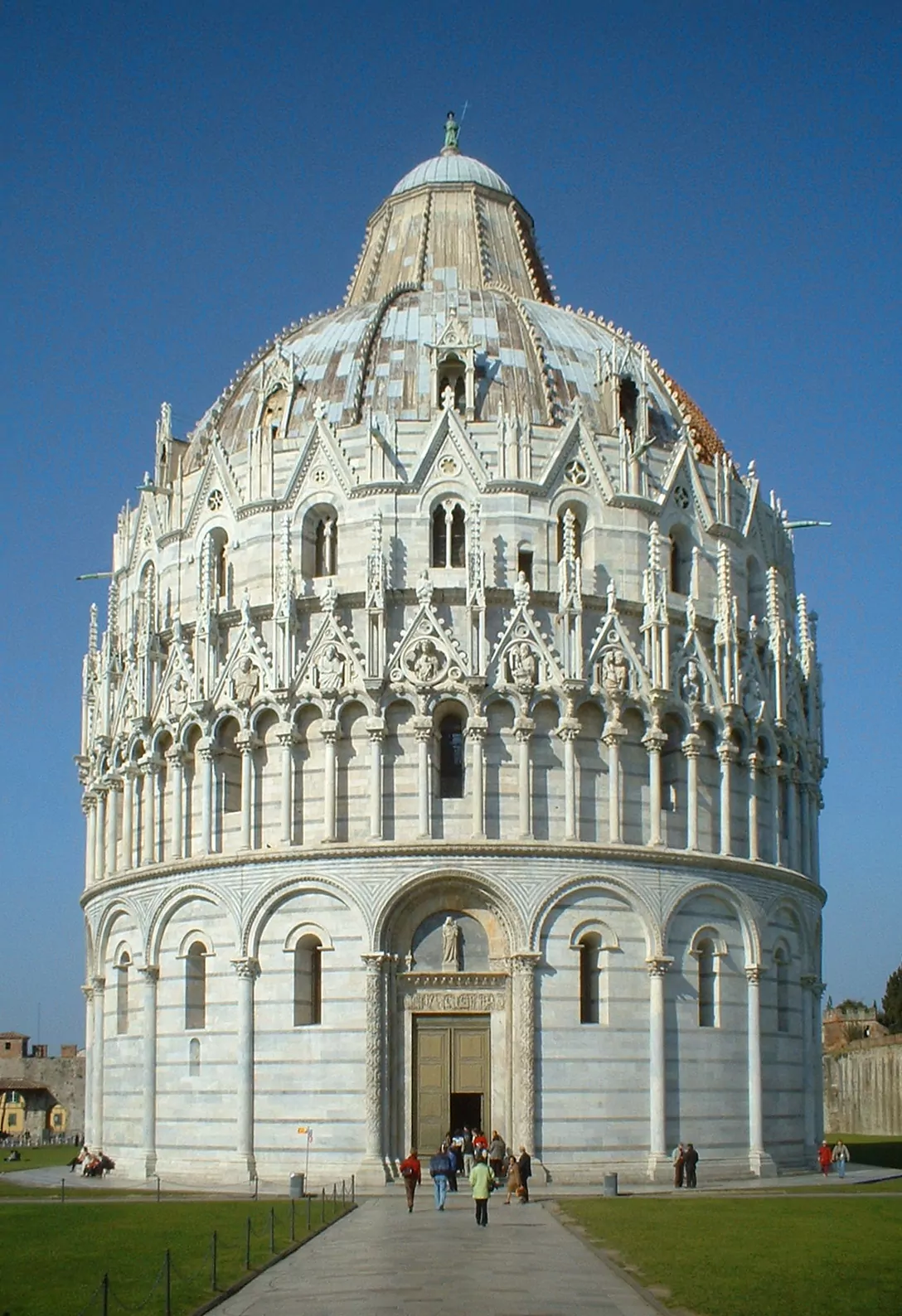 Pisa Baptistry, Medieval Art