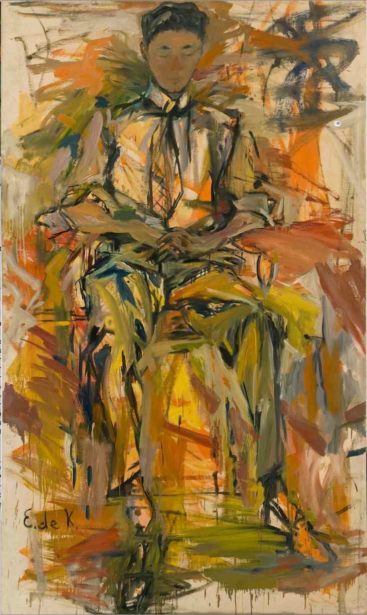 Portrait of Conrad Fried, zoomed in