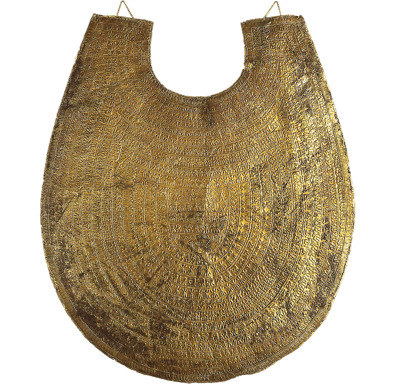 Gold Pectoral of Cerveteri scale comparison