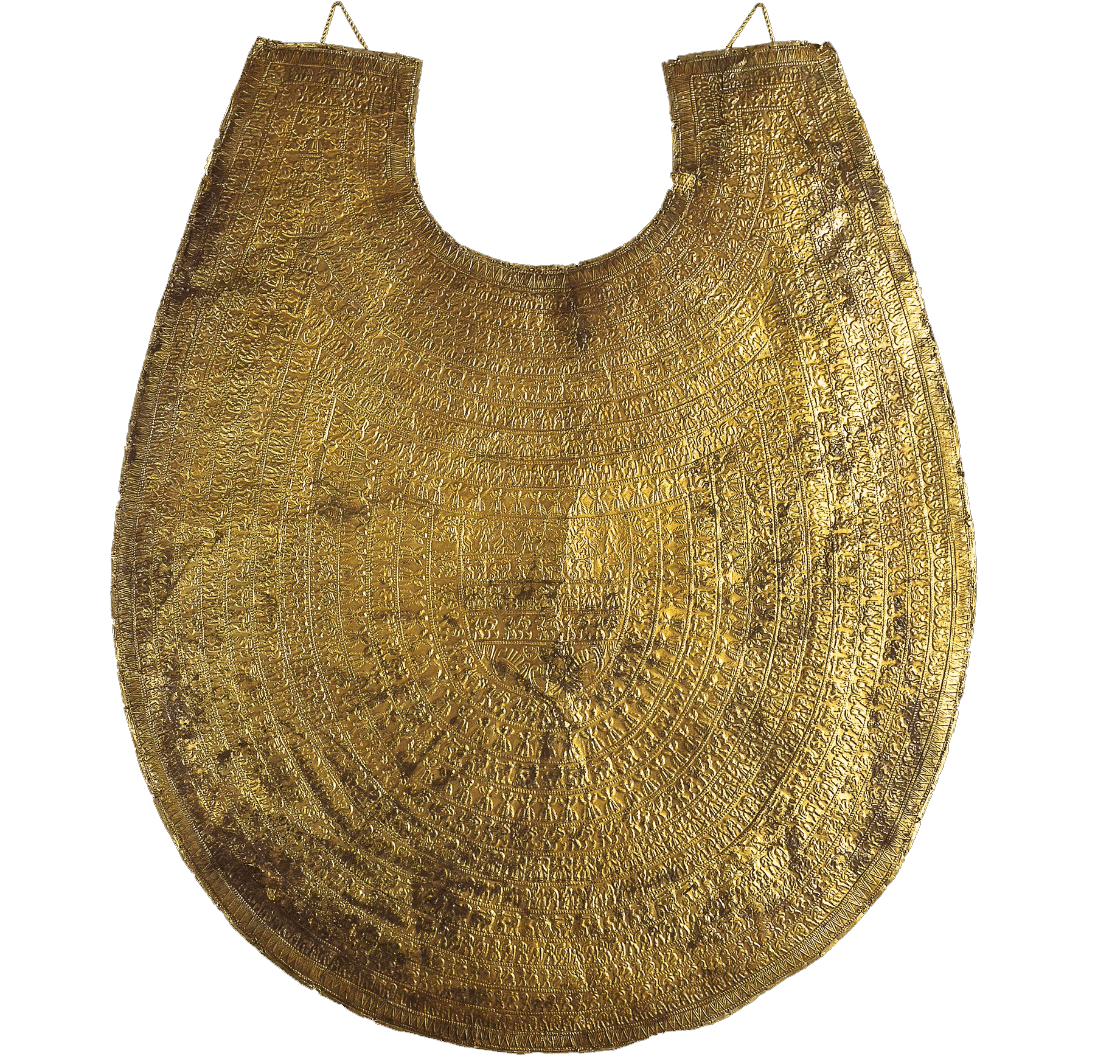Gold Pectoral of Cerveteri, zoomed in