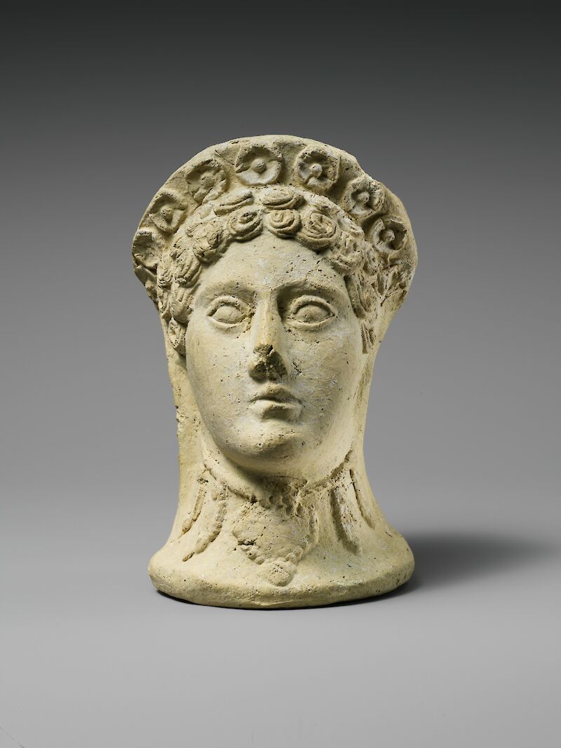 Head of Etruscan Woman scale comparison