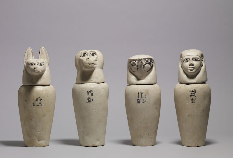 Canopic Jars scale comparison