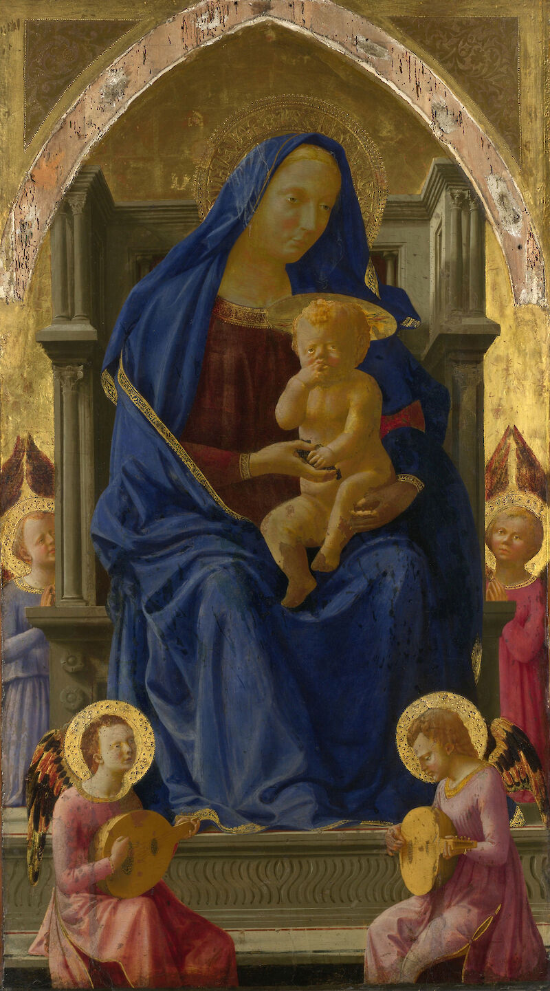 The Virgin and Child scale comparison