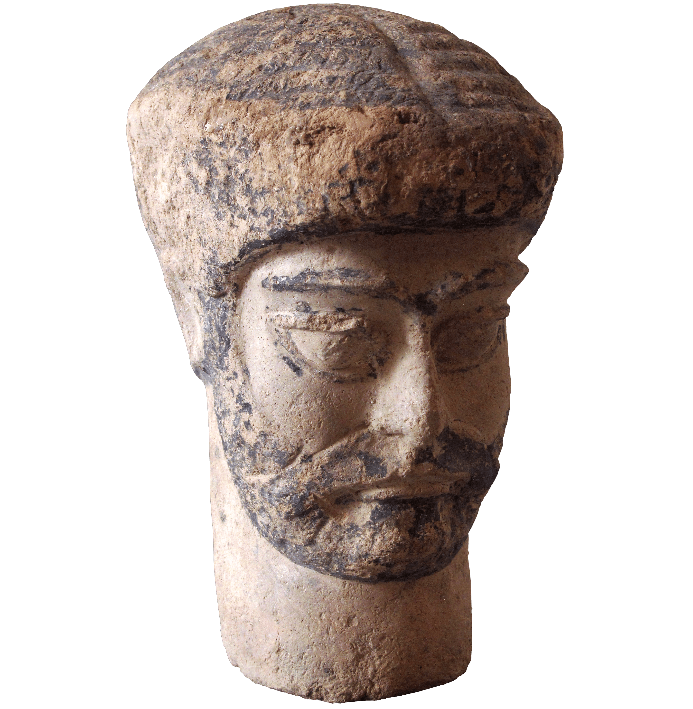 Funerary Male Portrait, zoomed in