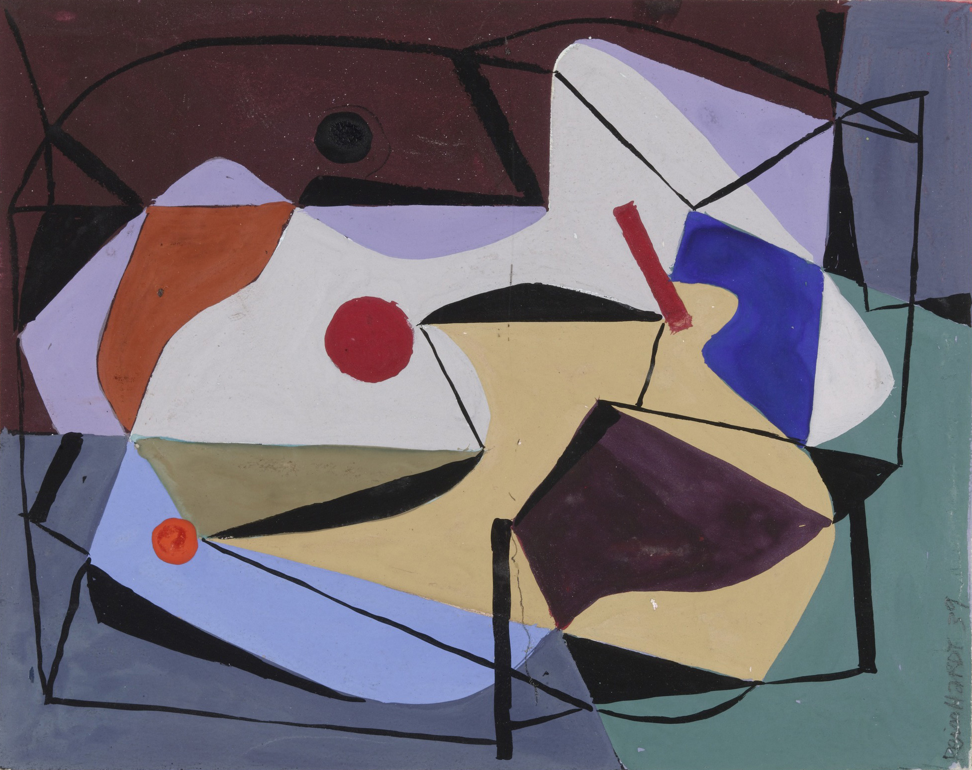 Study for a Painting, zoomed in