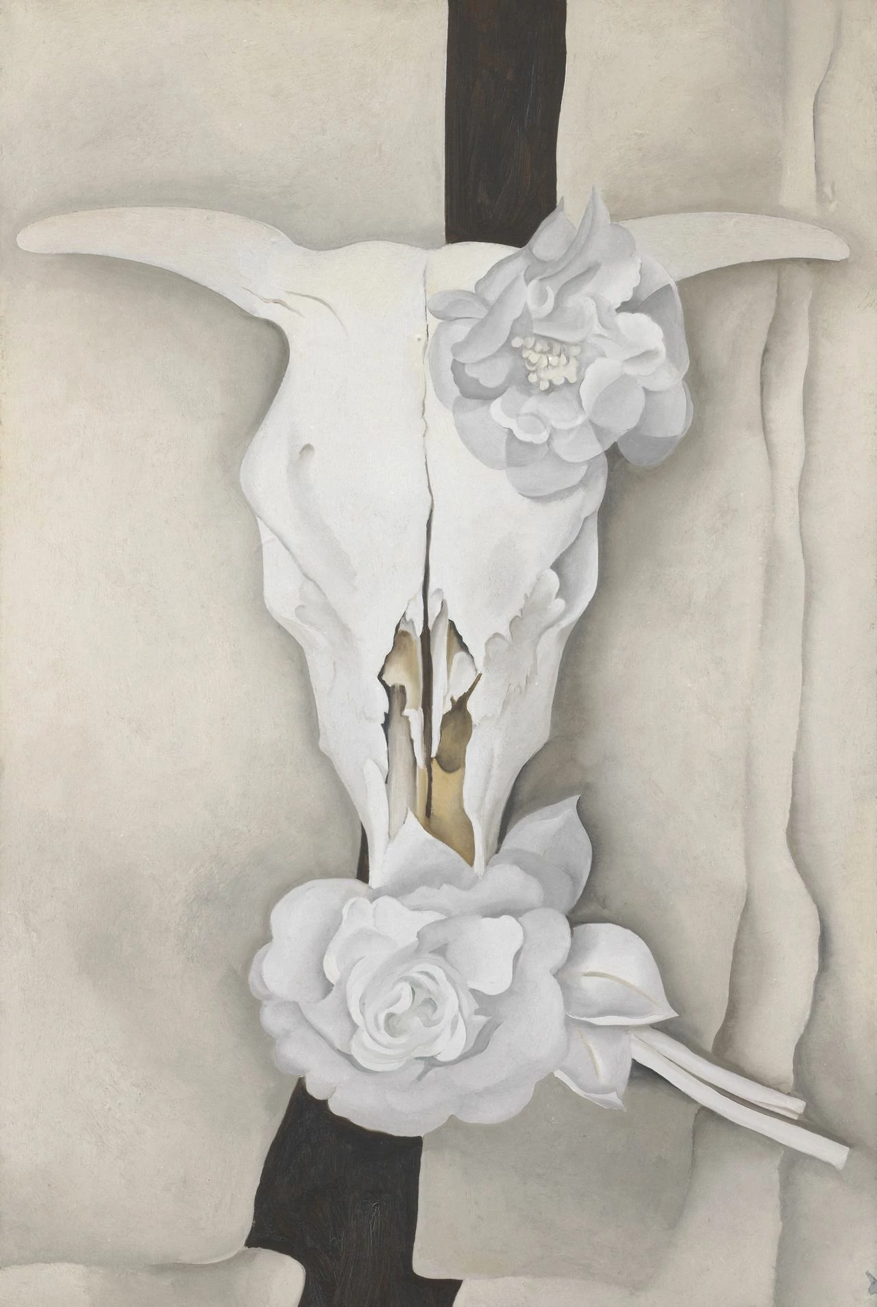 Cow's Skull with Calico Roses, Georgia O'Keeffe