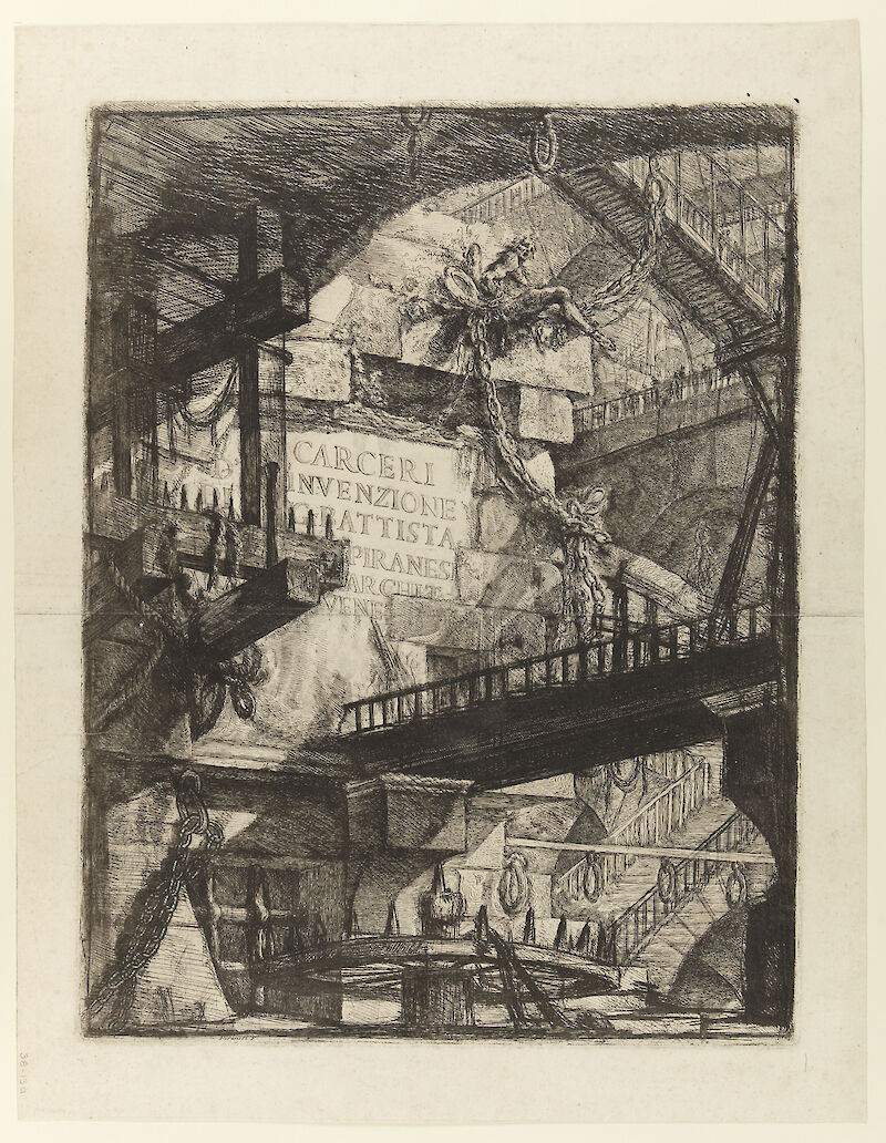 Imaginary Prisons: Title Plate scale comparison