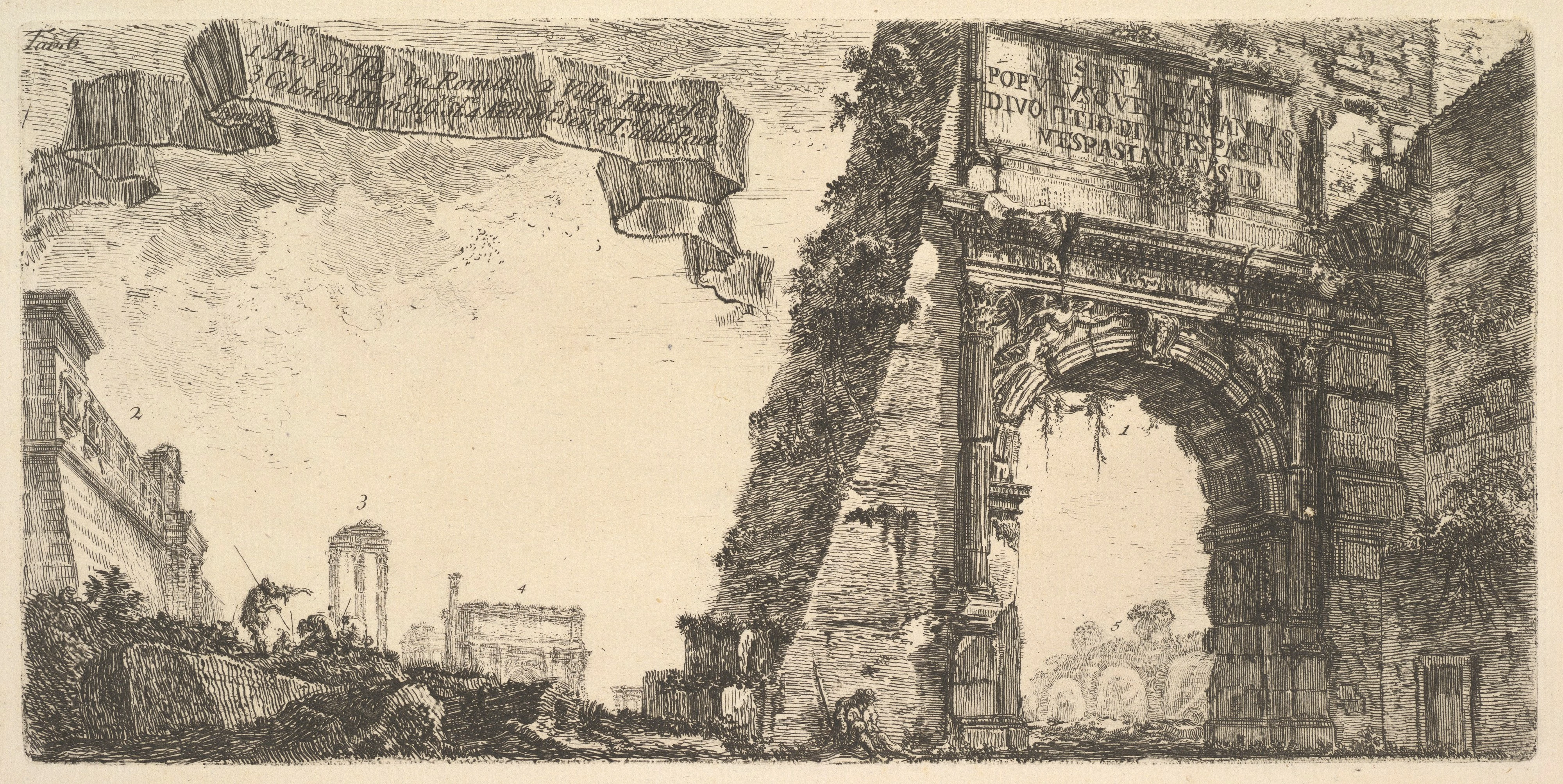 Arch of Titus, Giovanni Battista Piranesi