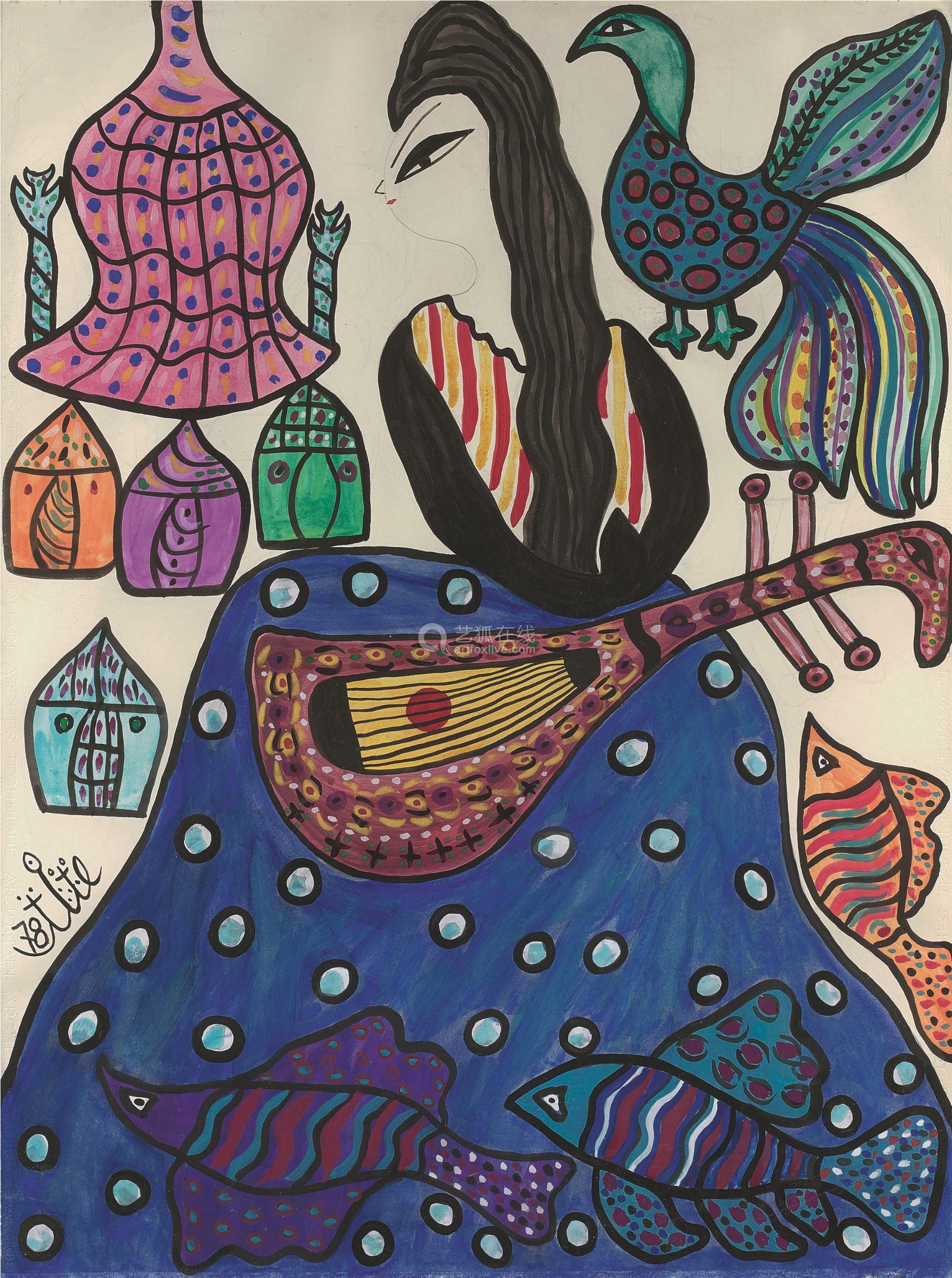 The Musician, zoomed in