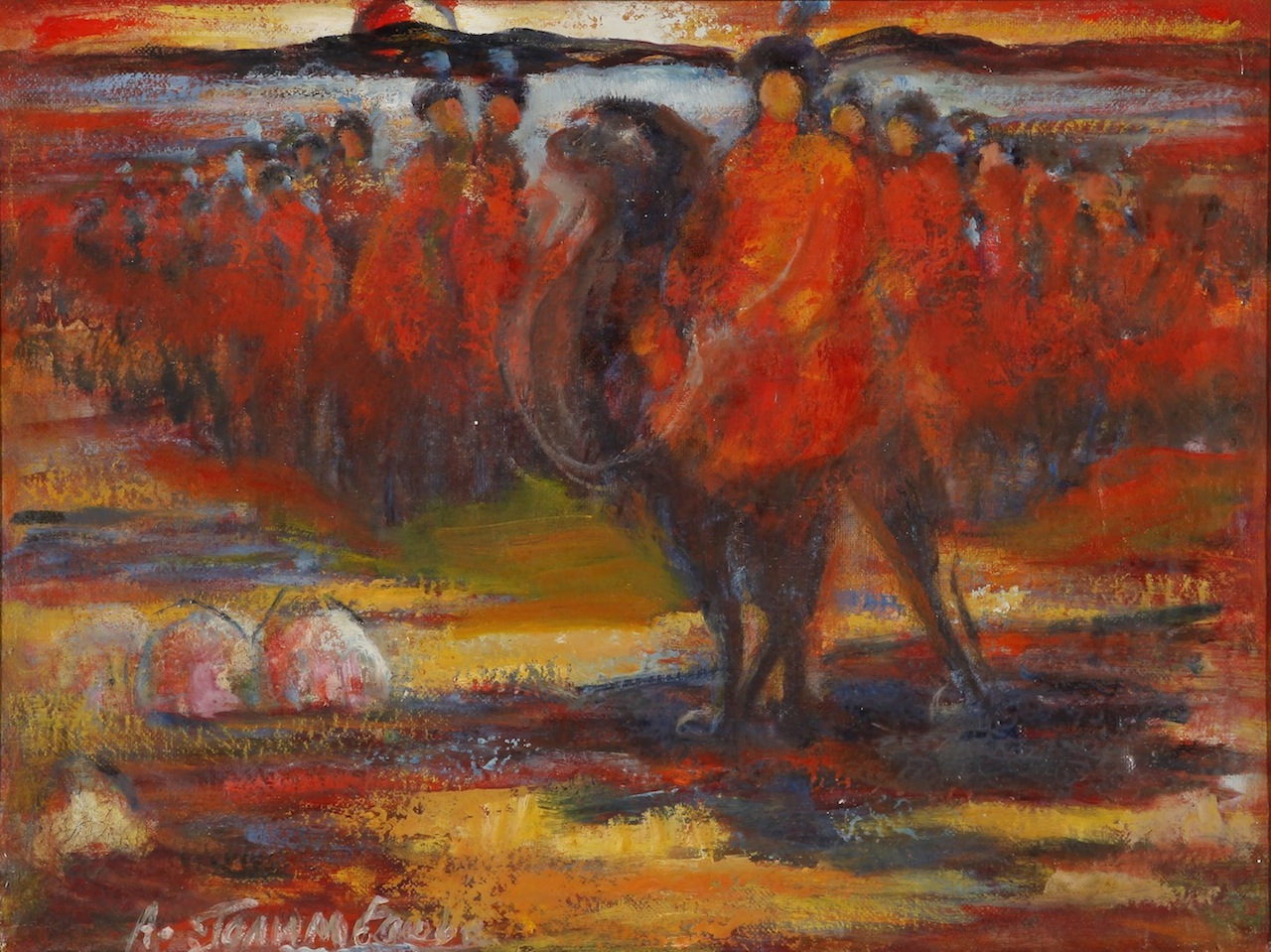 Evening in Jailau, zoomed in