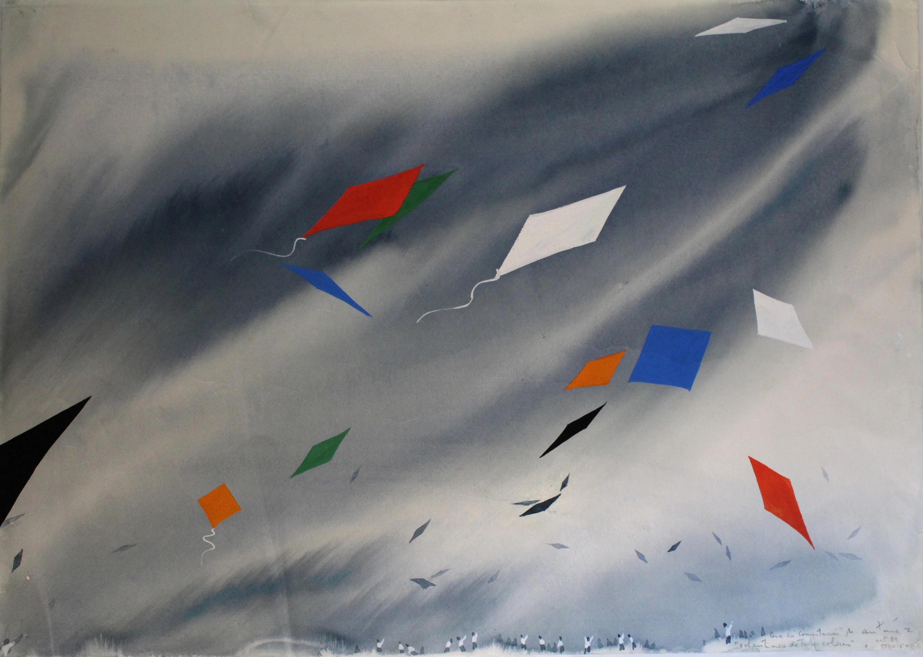 Kites of many colors, Nemesio Antúnez