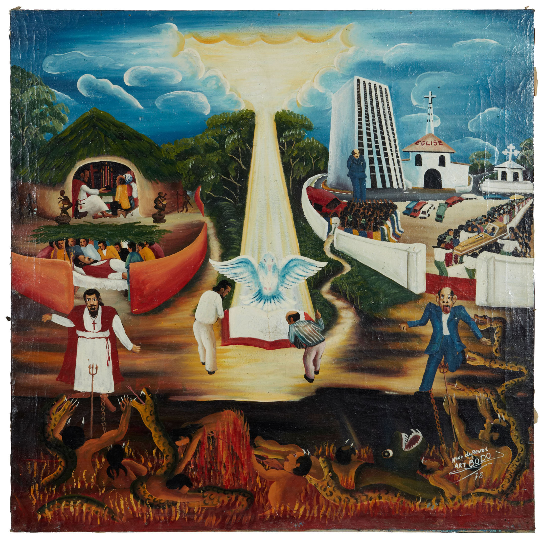 The house of the alarm clock, zoomed in