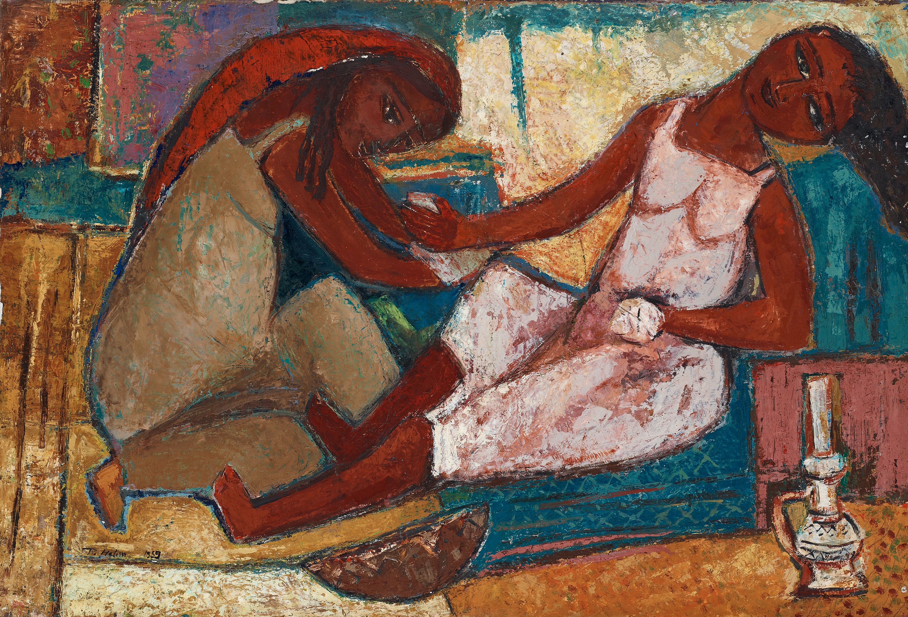 The night before the wedding, zoomed in