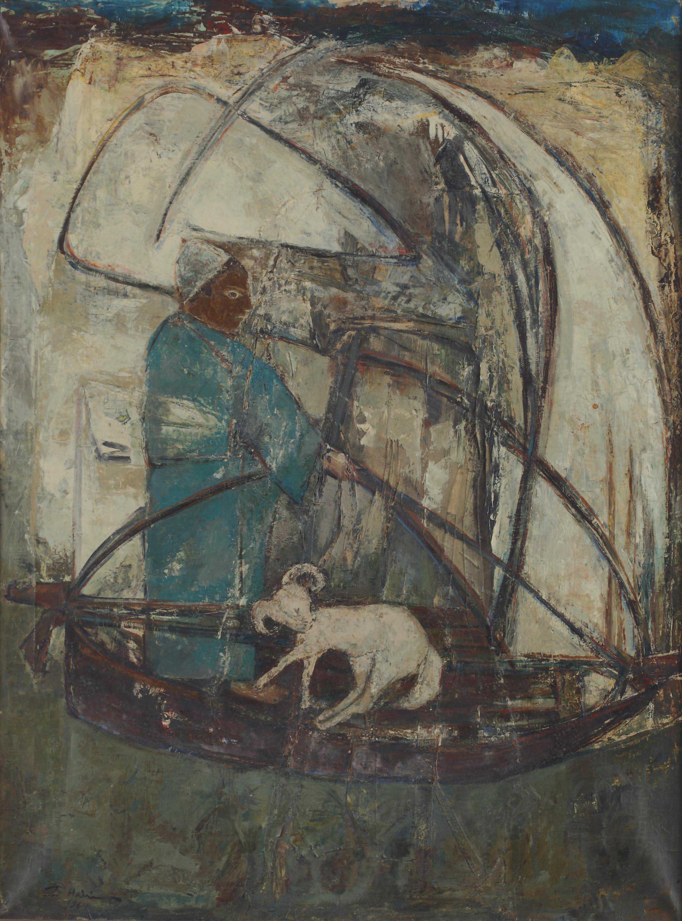 The Boatman, zoomed in