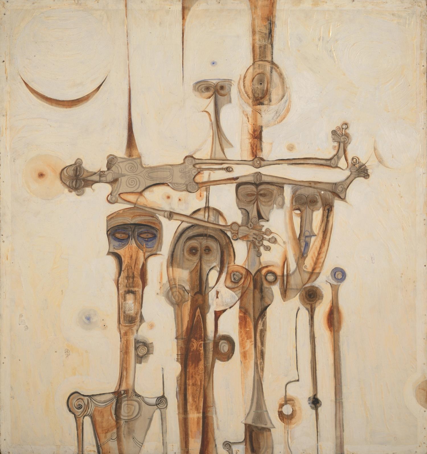 Funeral and the Crescent, zoomed in