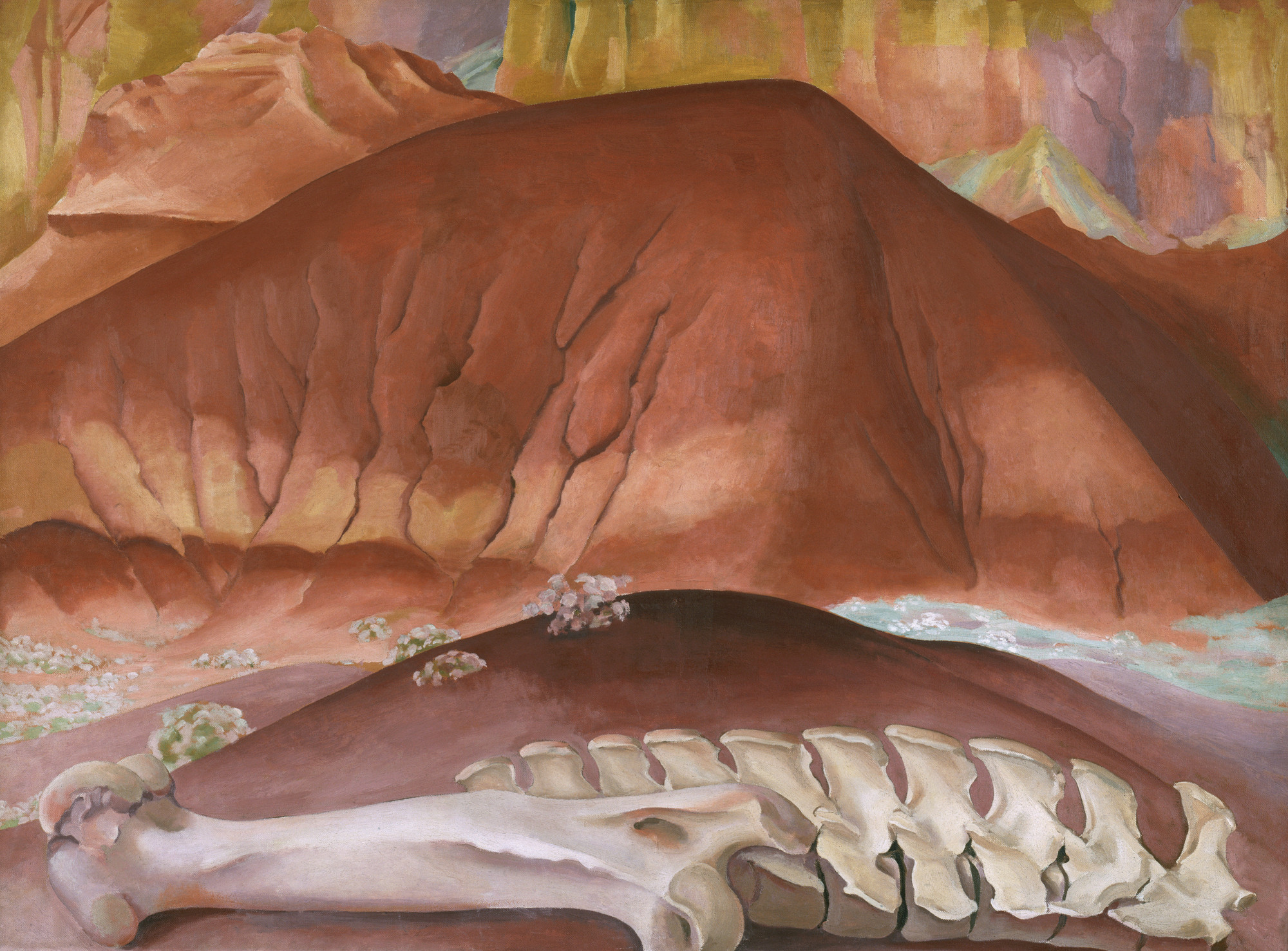 Red Hill and Bones, zoomed in