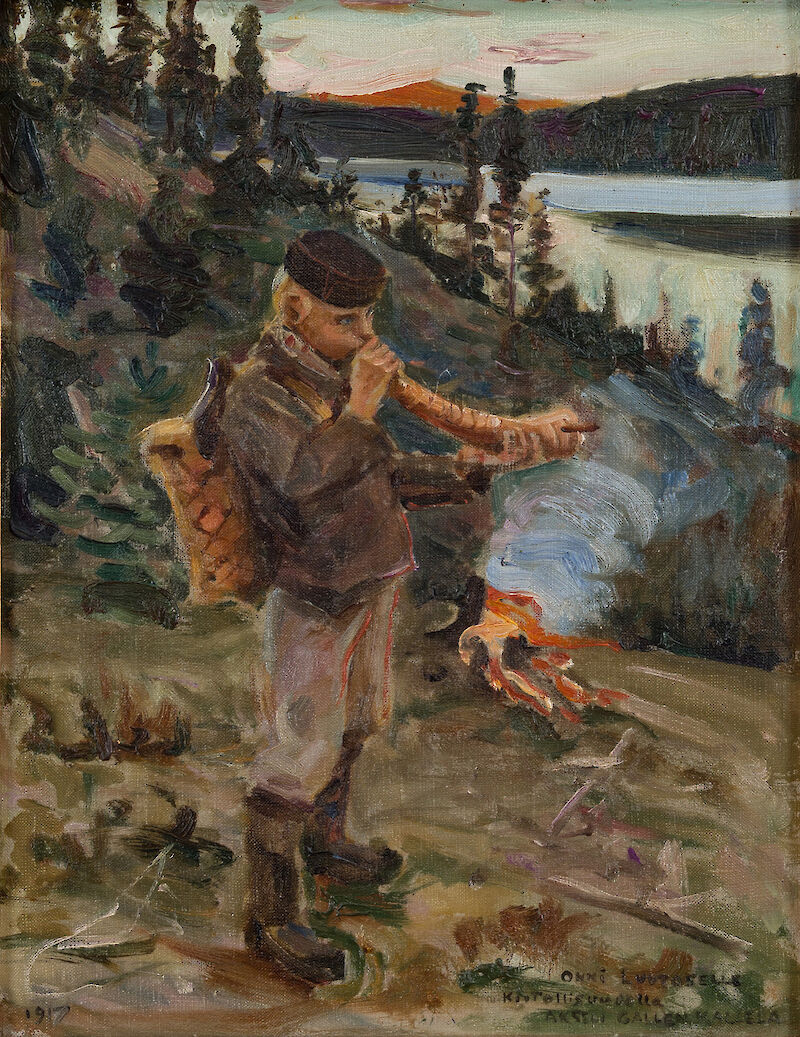 Akseli Gallen Kallela Telling The Mystic Tales Of Finland