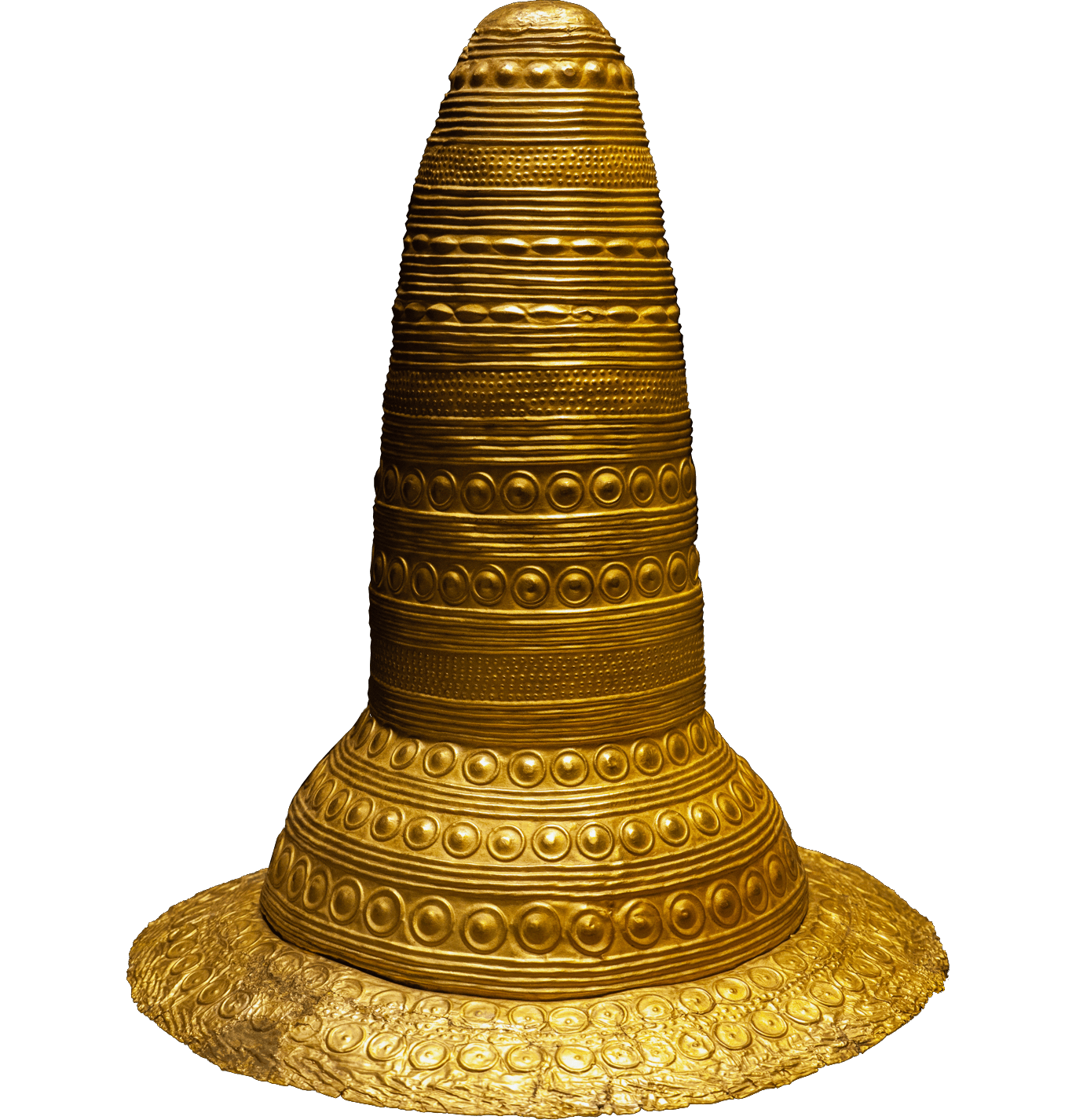 Golden Hat of Schifferstadt, zoomed in