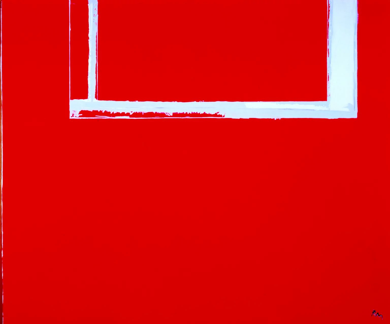 Open No. 122 in Scarlet and Blue, Robert Motherwell