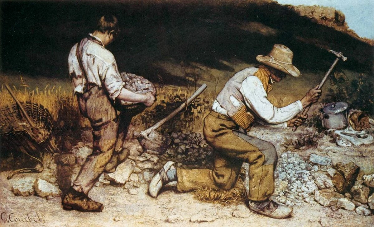 The Stone Breakers, Gustave Courbet