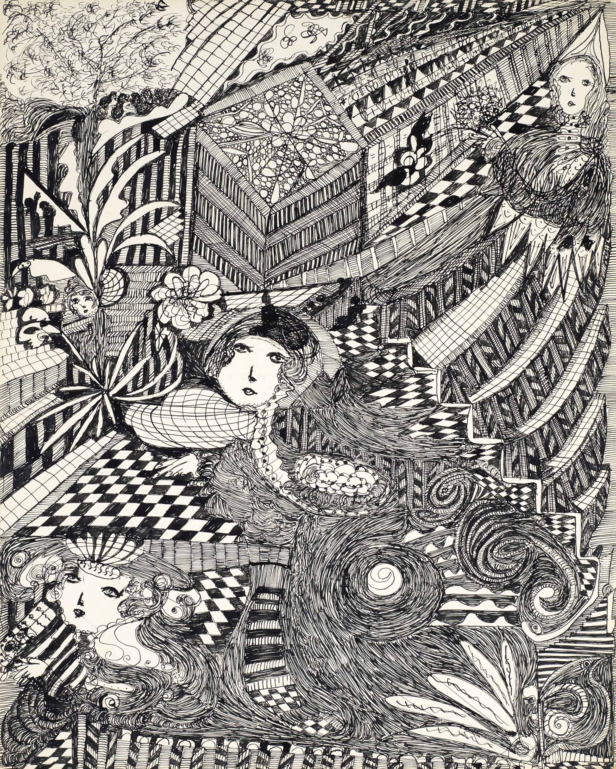 Untitled, 1950s, zoomed in