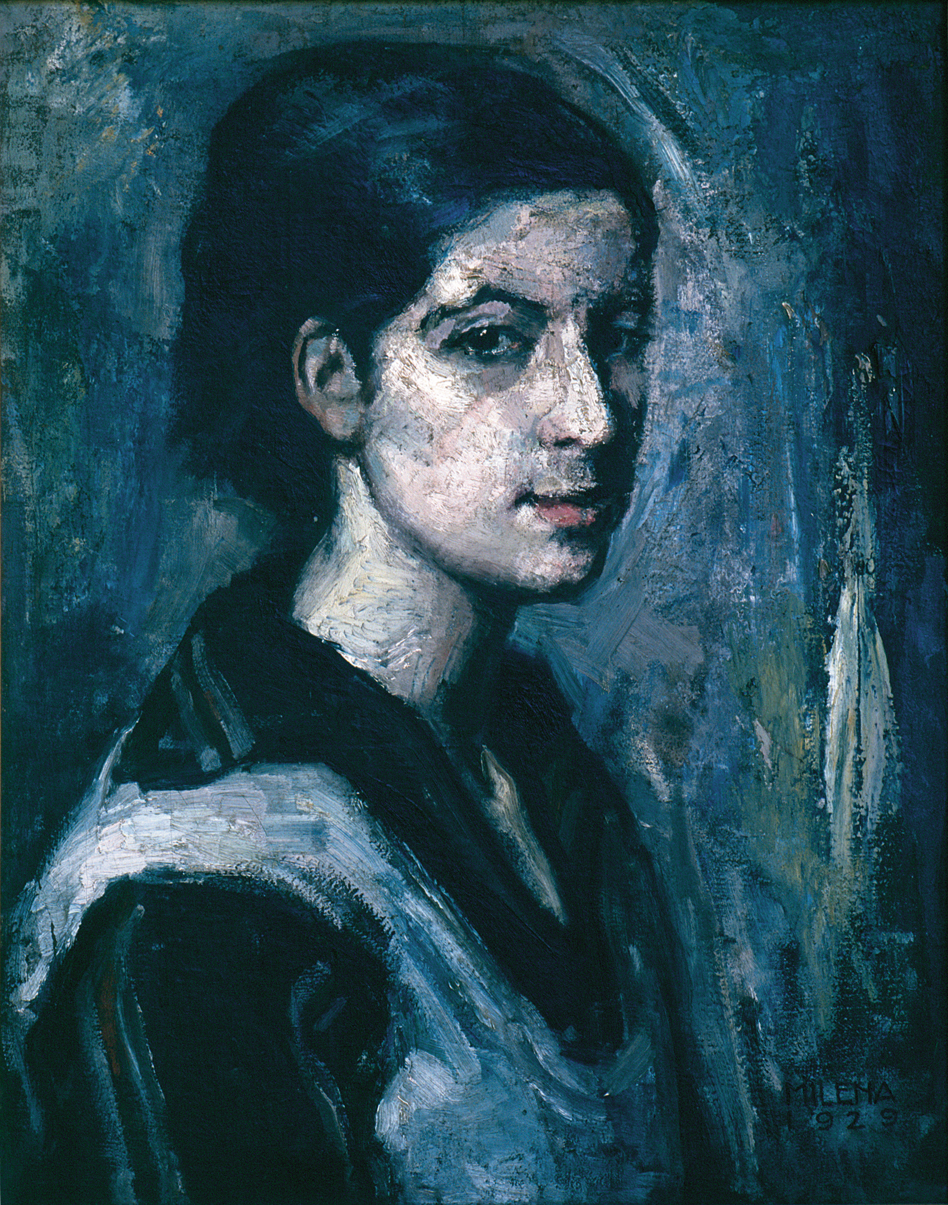 Self-portrait, 1929, zoomed in