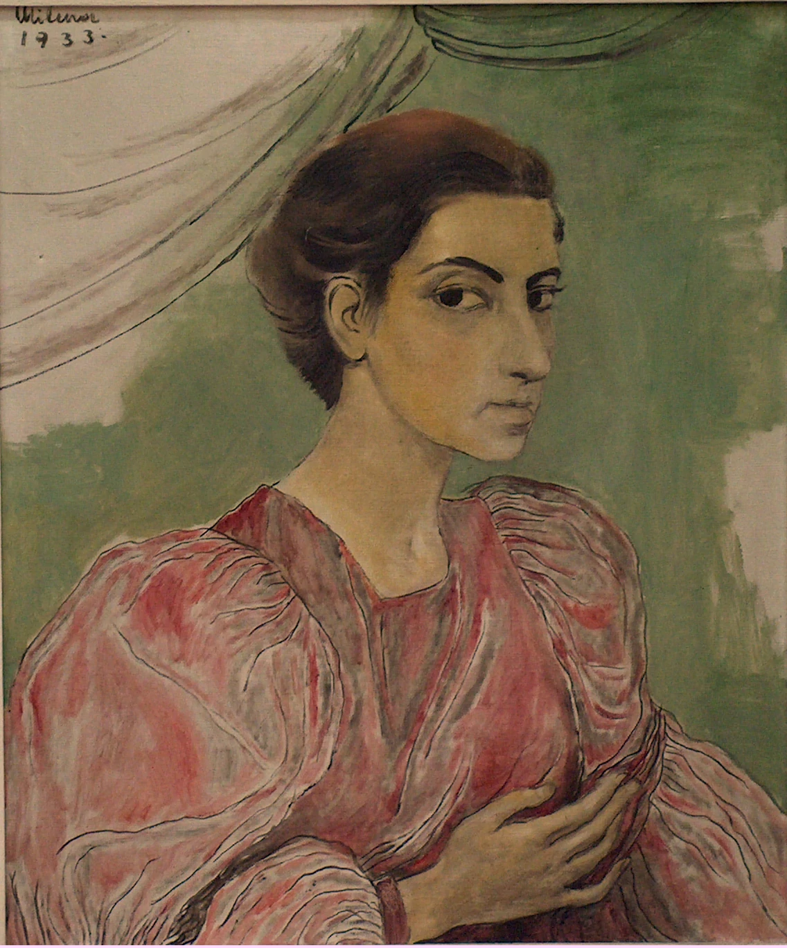 Self-portrait, 1933, Milena Pavlović-Barili