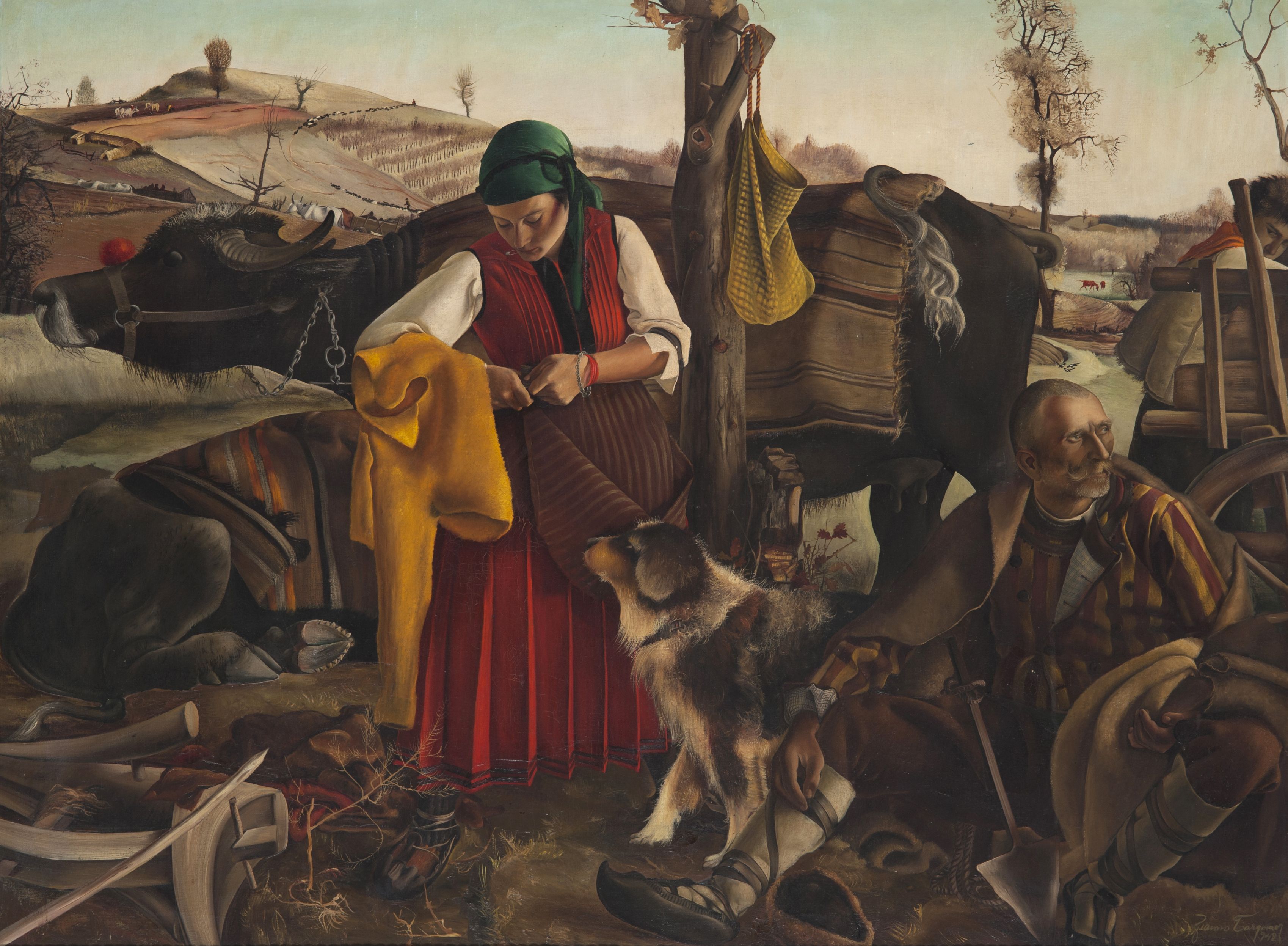 On the Plains, zoomed in