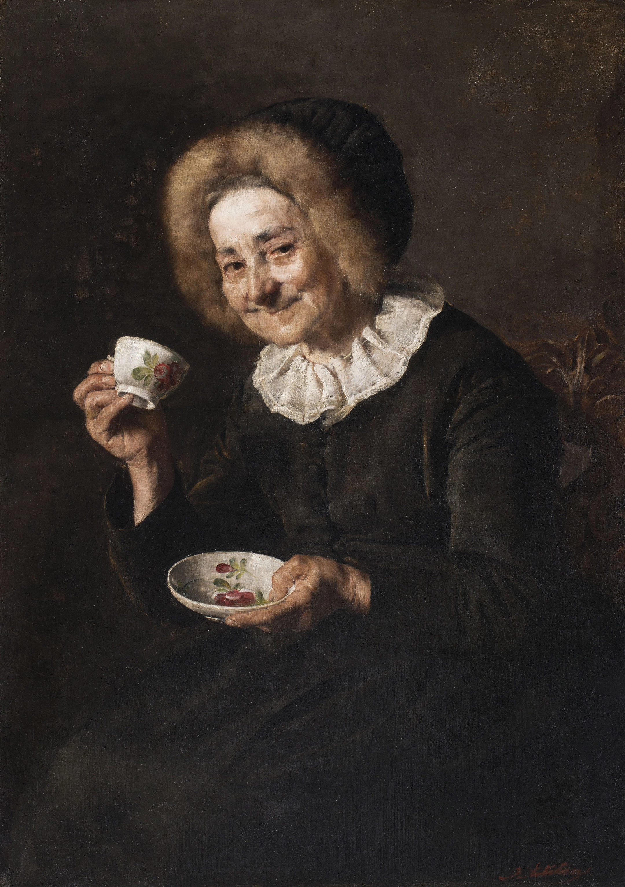 Coffee drinker, Ivana Kobilca