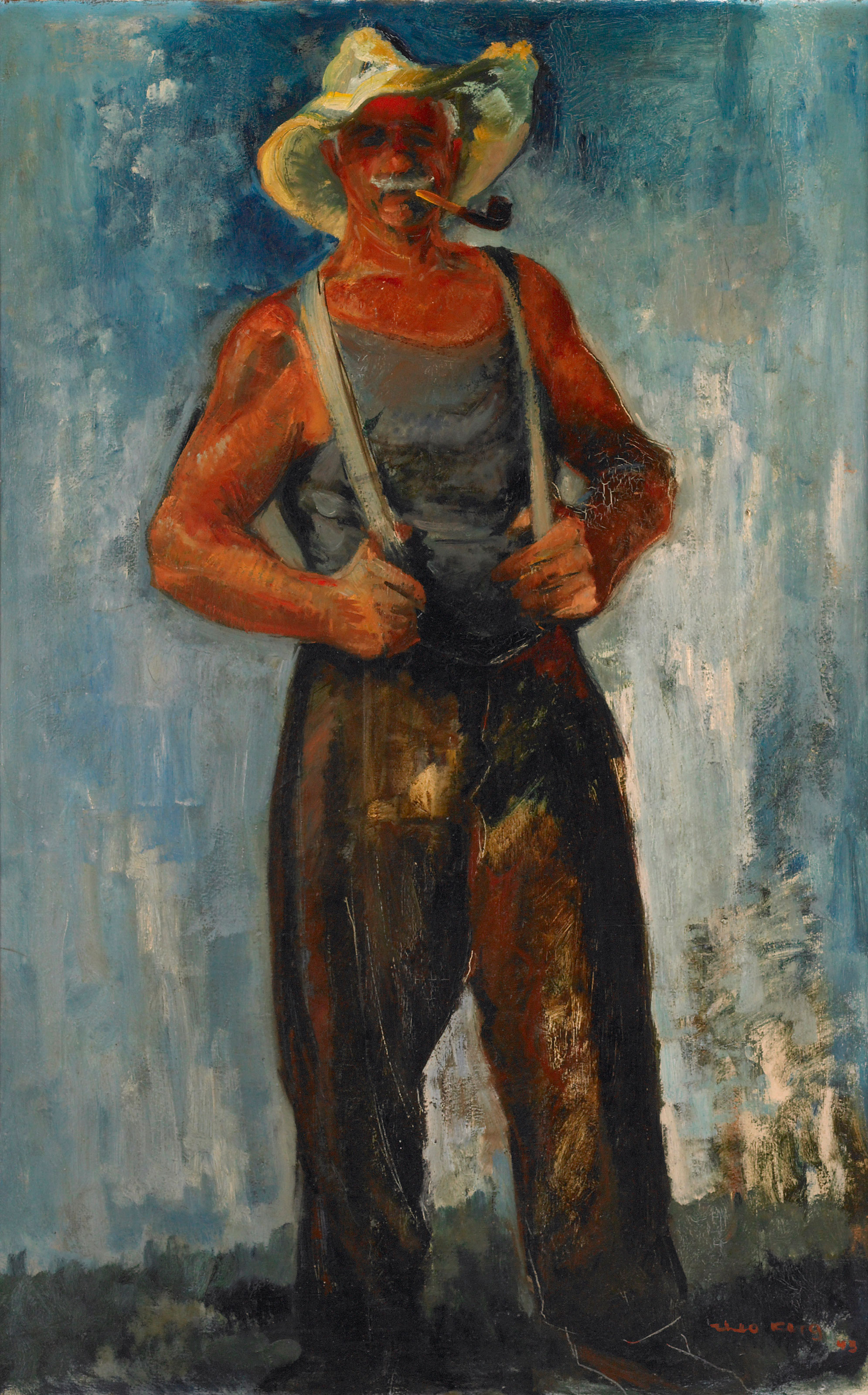 The Eisenbatti of Remich are leaving, zoomed in