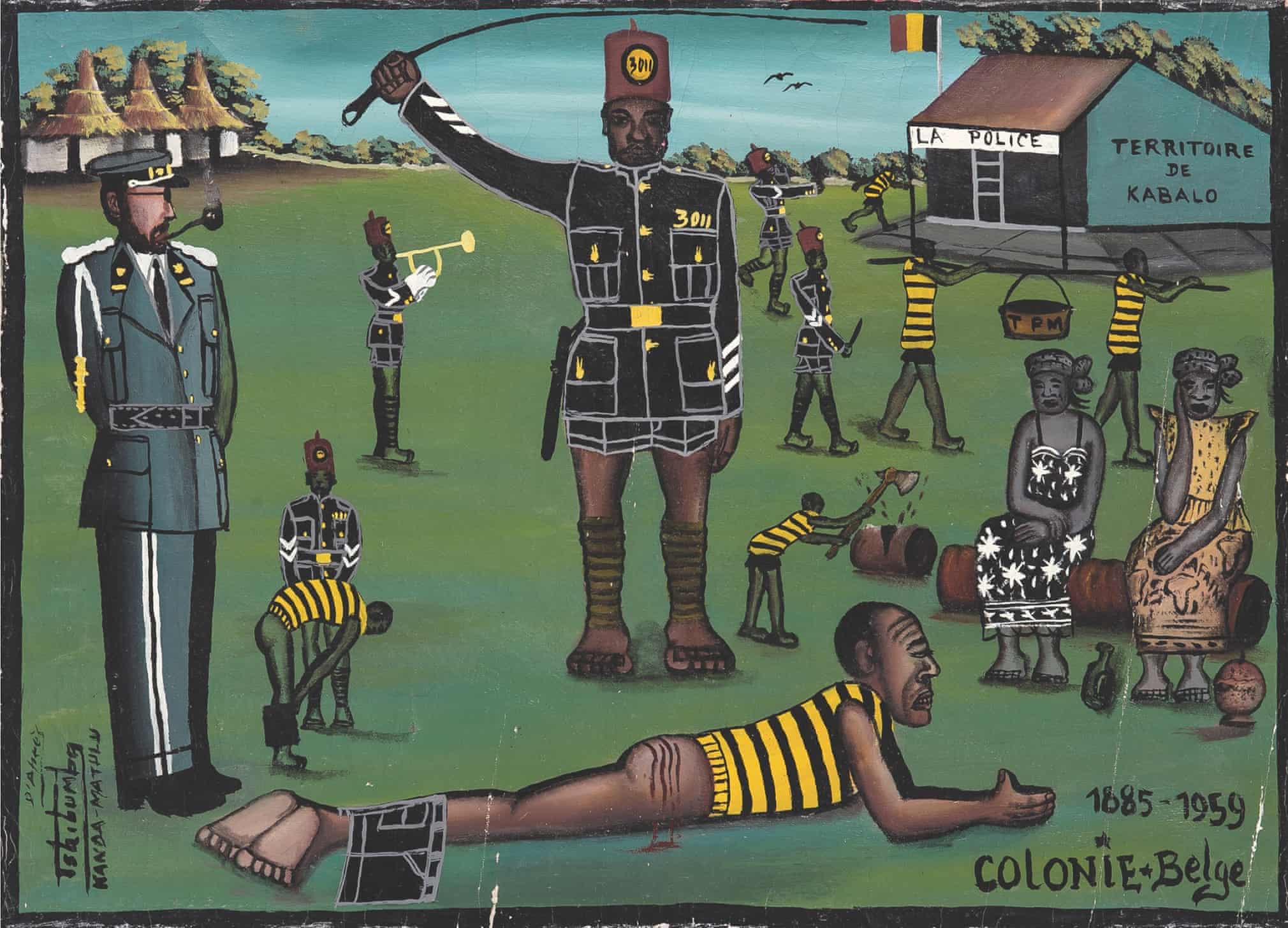 Atrocities in the Sakania Prison, zoomed in