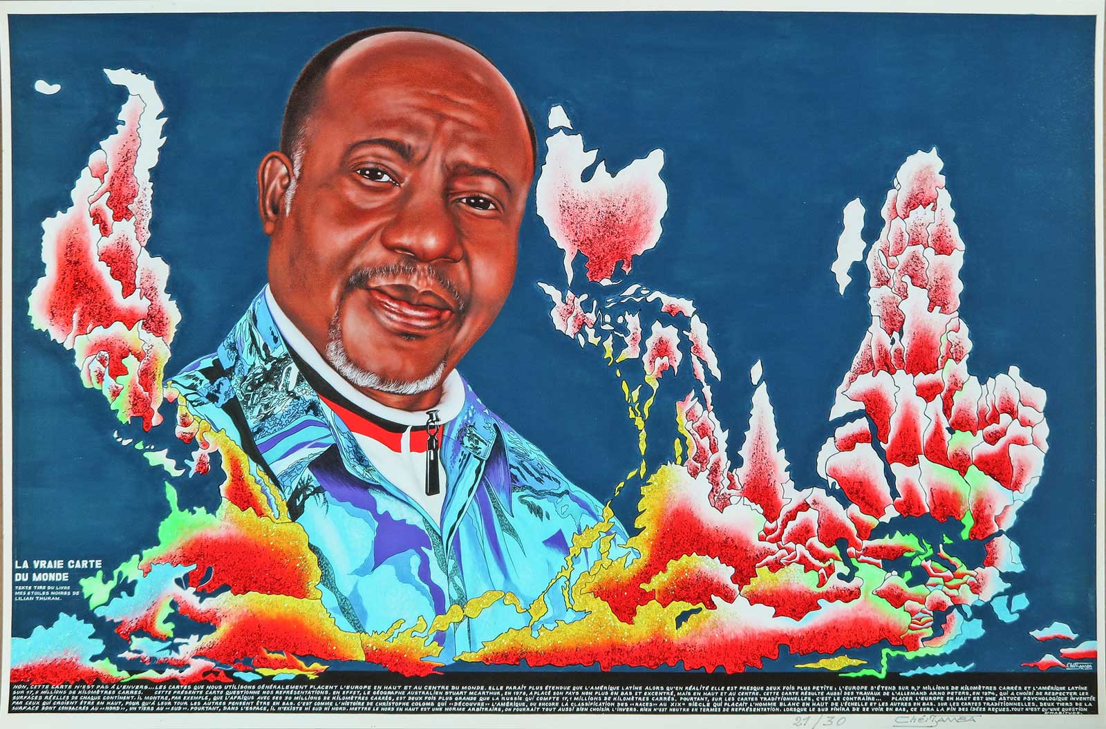 The real map of the world, zoomed in