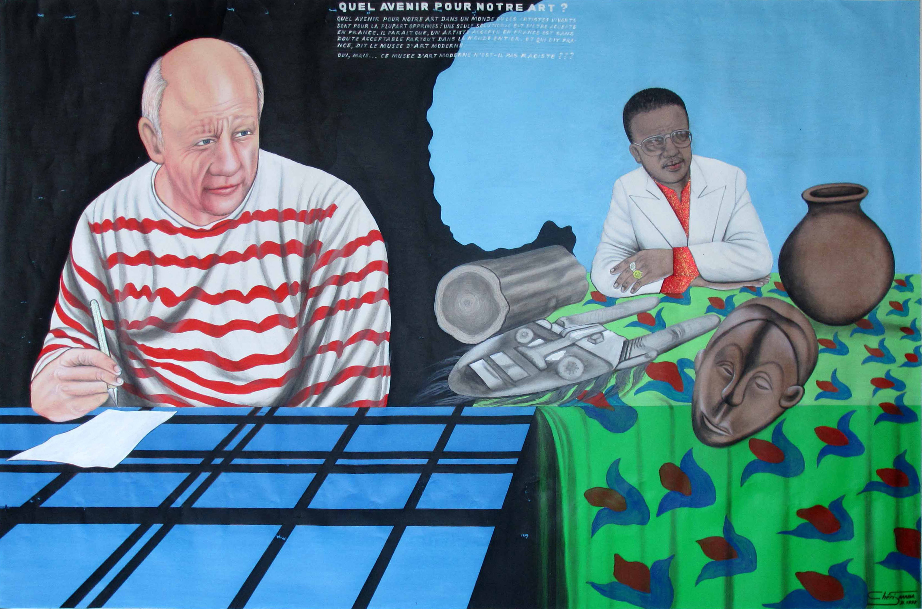 What future for our art?, zoomed in