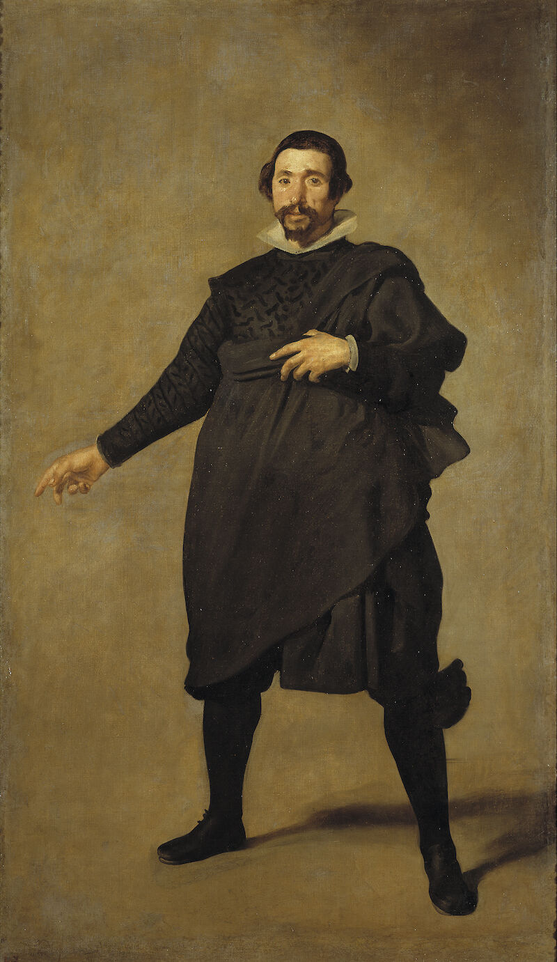 Portrait of Pablo de Valladolid scale comparison