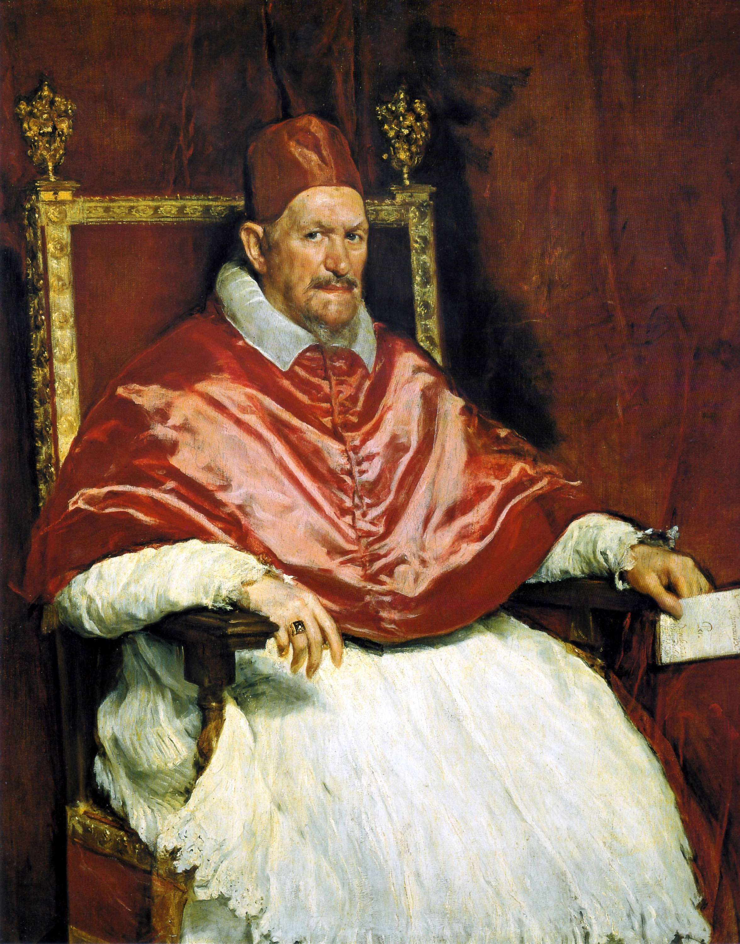 Portrait of Pope Innocent X, Diego Velázquez