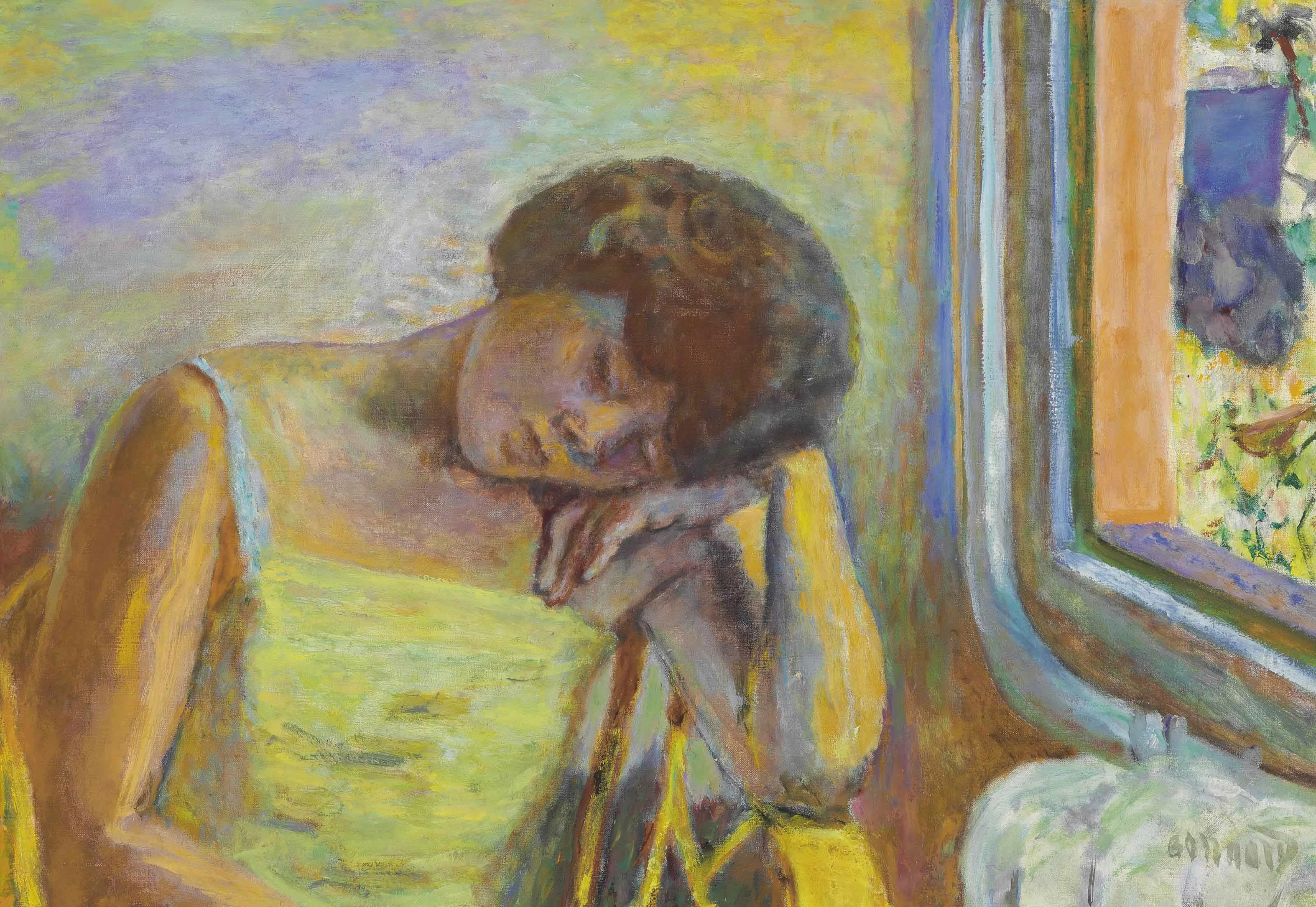 Sleeping woman, Pierre Bonnard