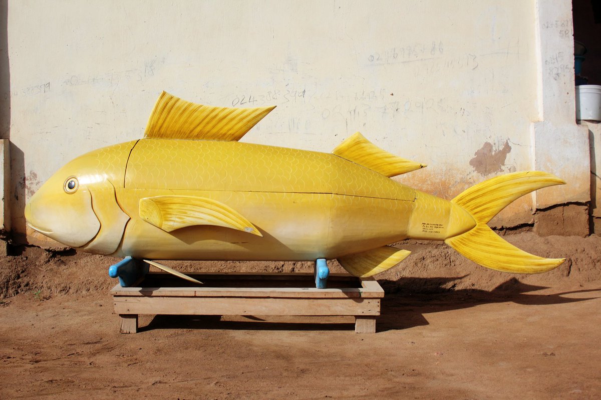 Fish, Fantasy Coffin, zoomed in