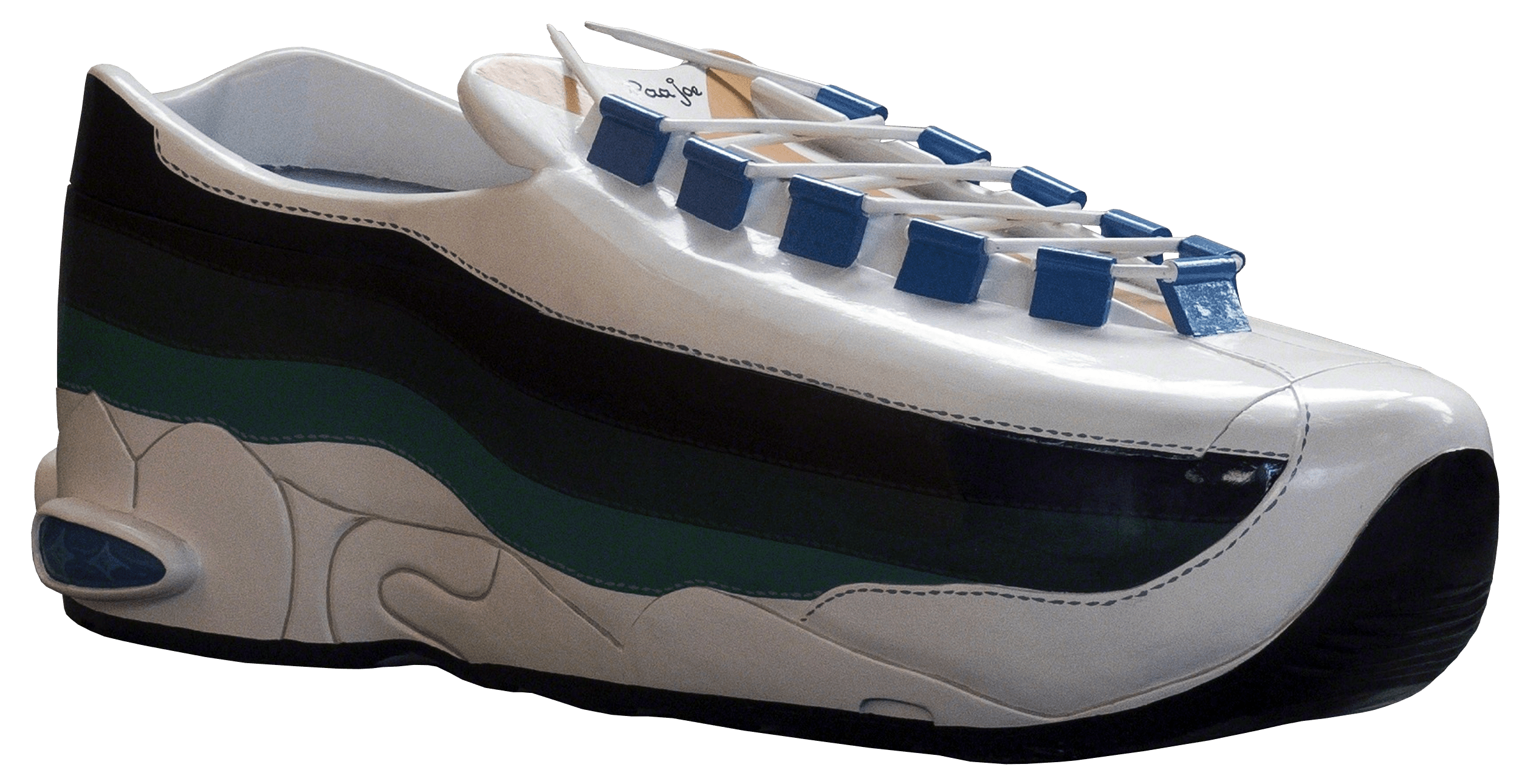 Nike Shoe, Fantasy Coffin, zoomed in