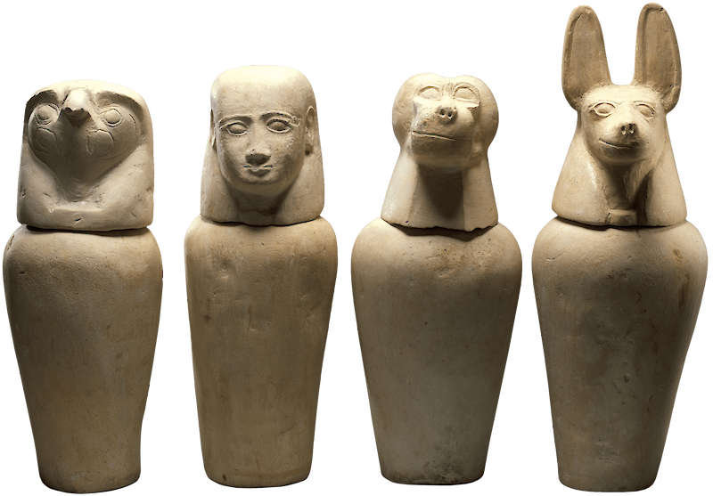 Aafenmut Canopic Jars scale comparison