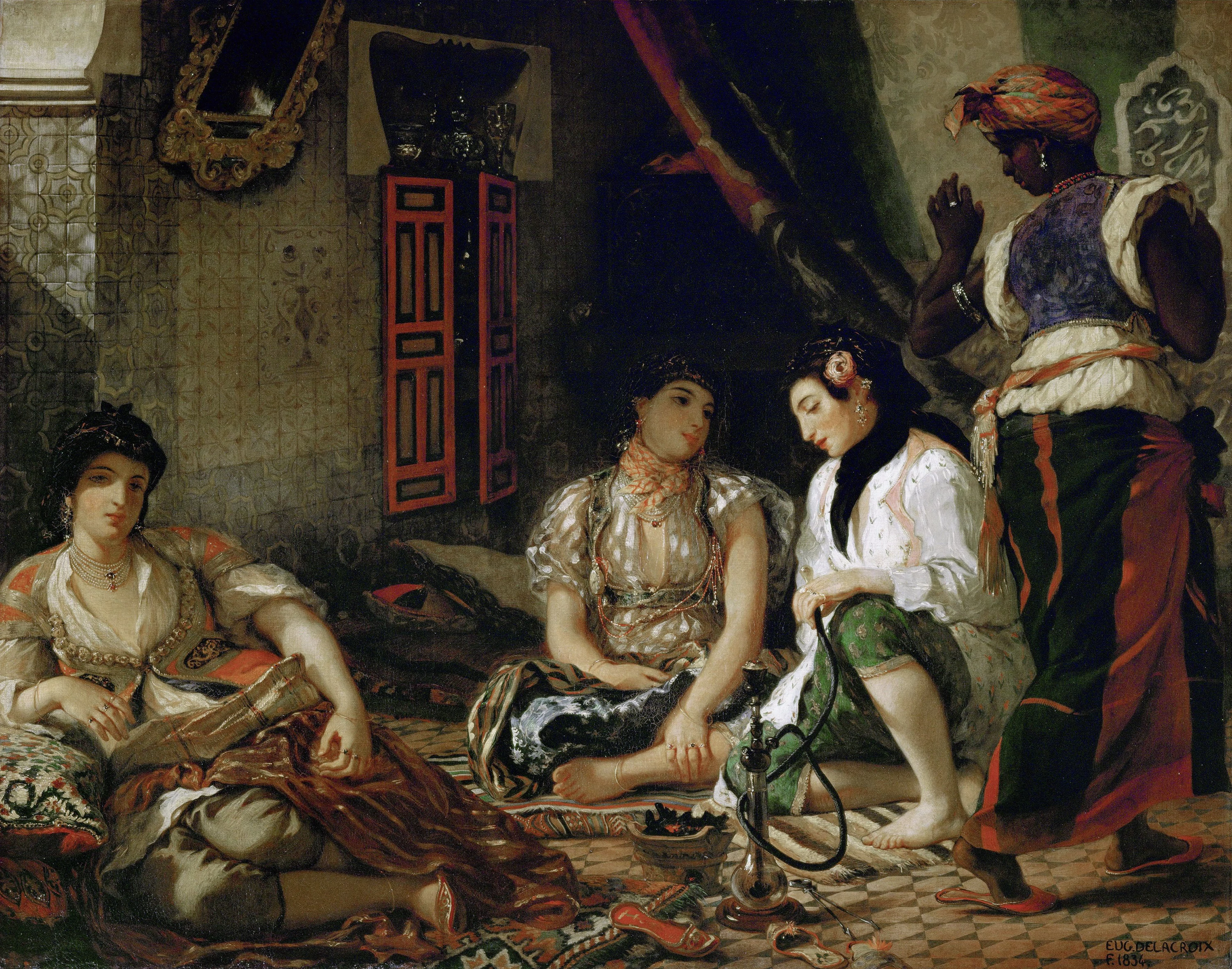 The Women of Algiers, Eugène Delacroix