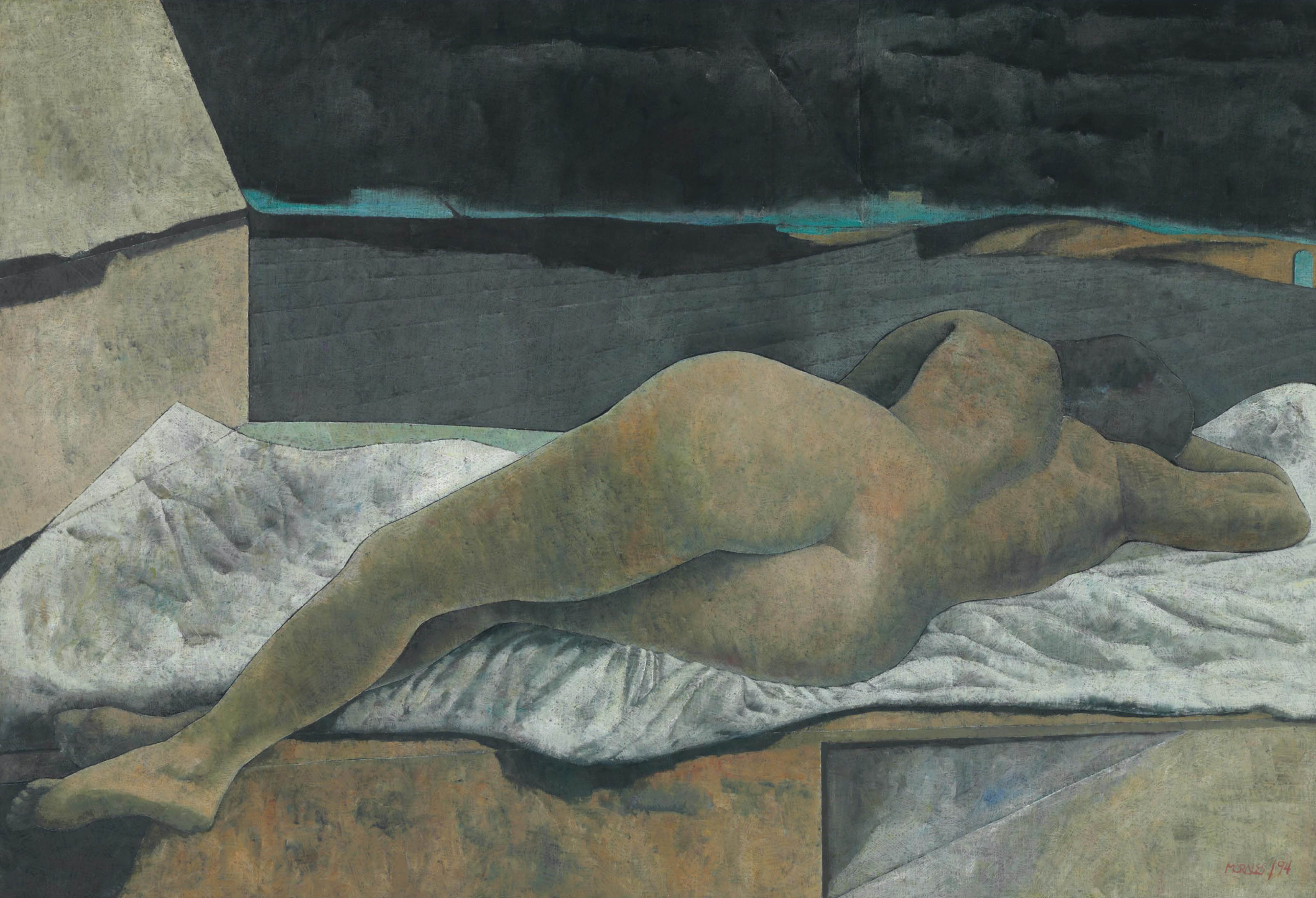 Dreaming Woman, zoomed in