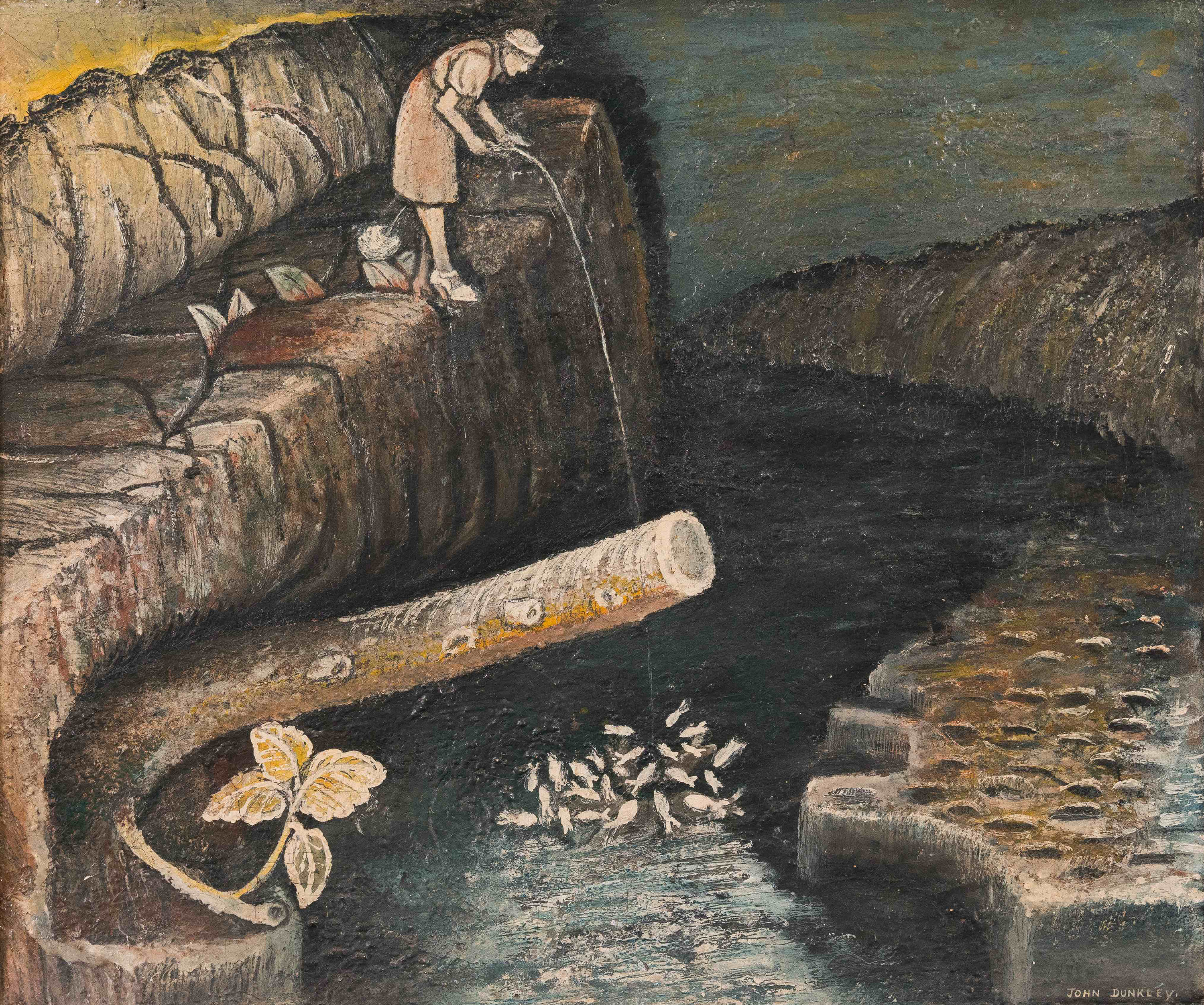 Feeding the Fishes, zoomed in