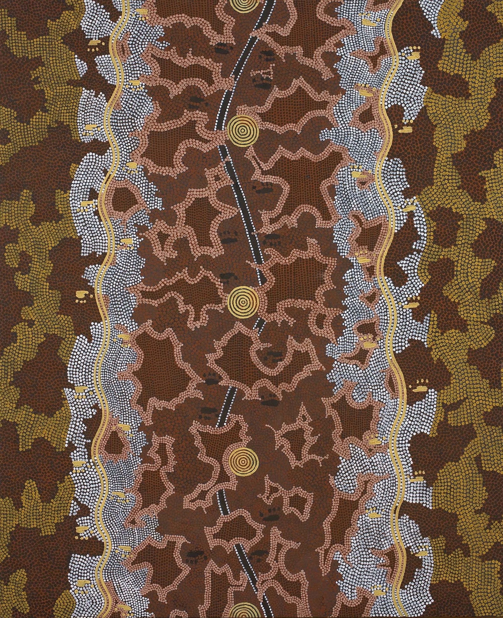 Possum Dreaming at Napperby, zoomed in