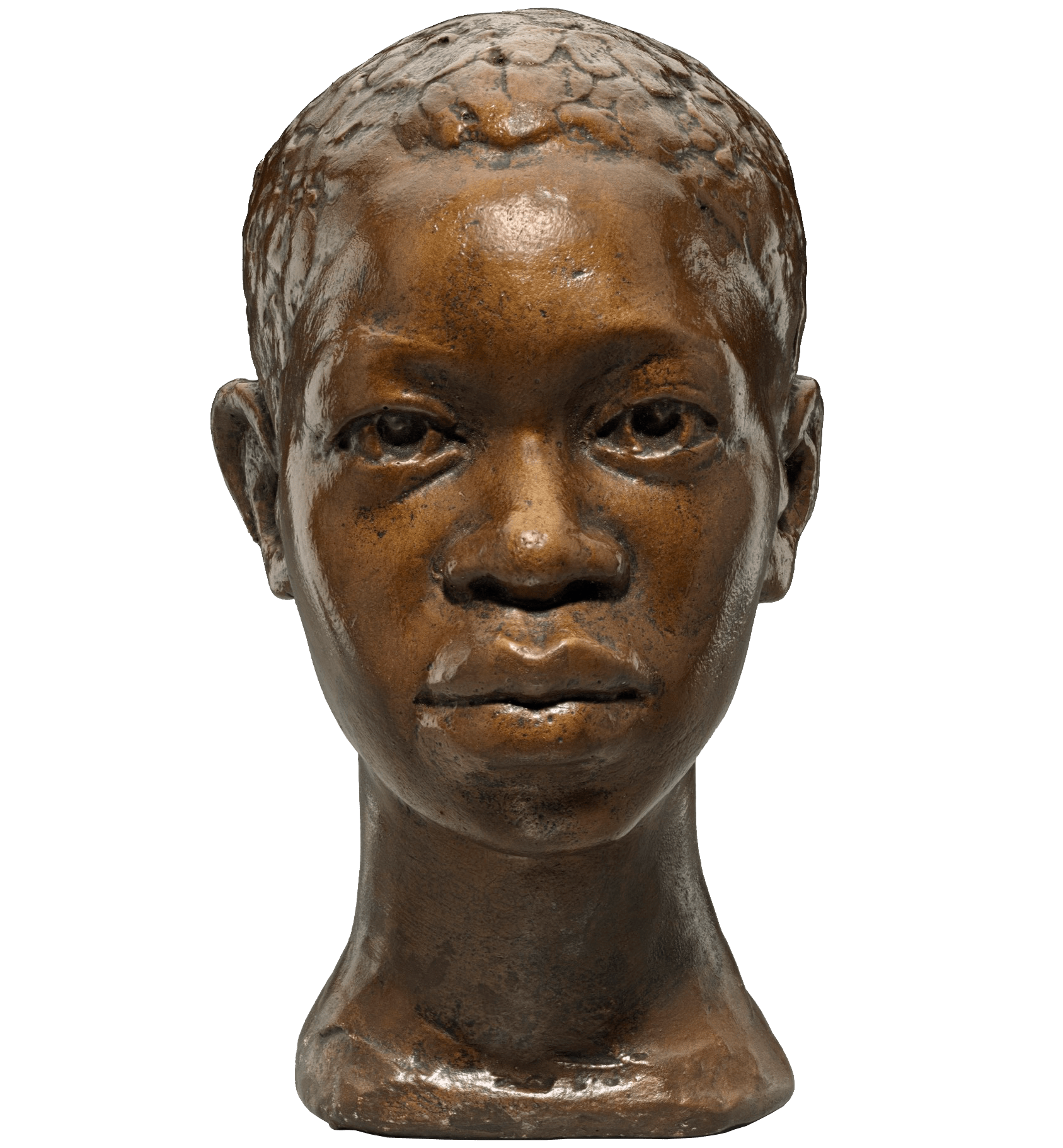 Portrait Head of John Henry, zoomed in