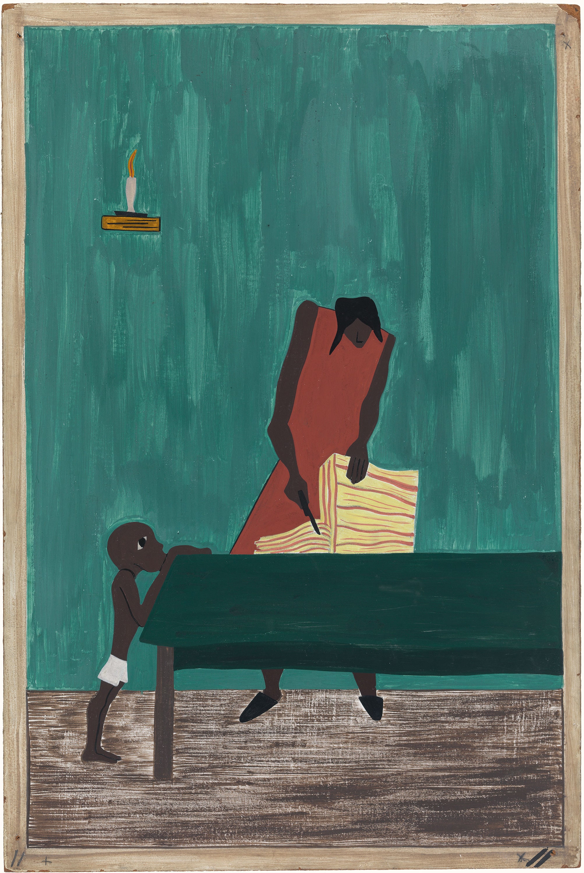 Migration Series No.11: Food had doubled in price because of the war, zoomed in