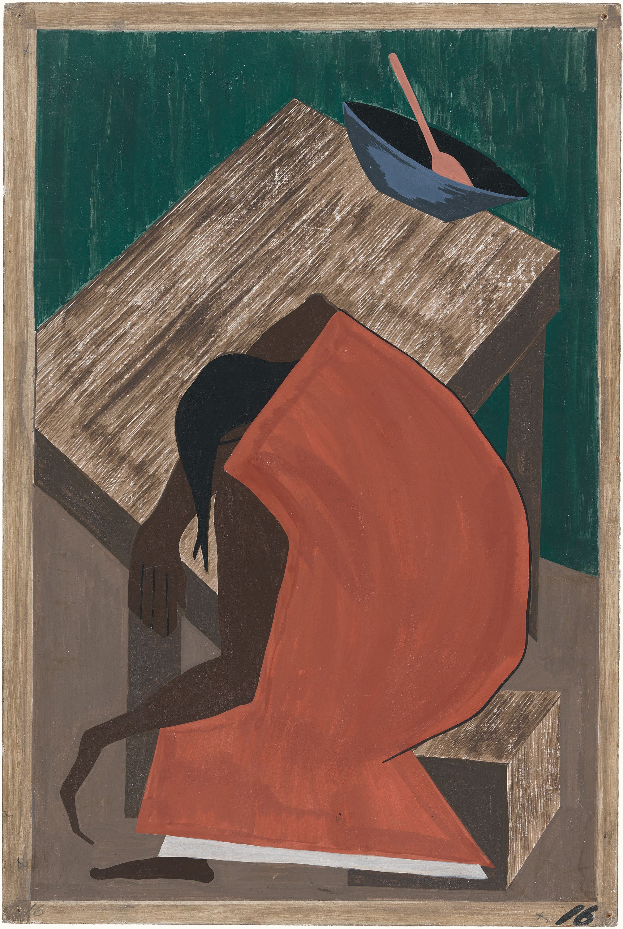 Migration Series No.16: After a lynching the migration quickened, zoomed in