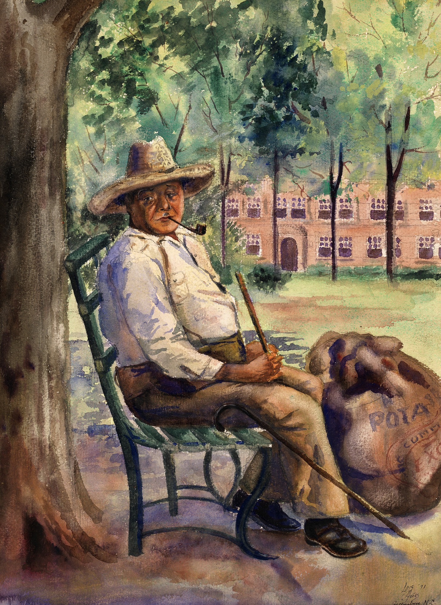 Brother Brown, zoomed in