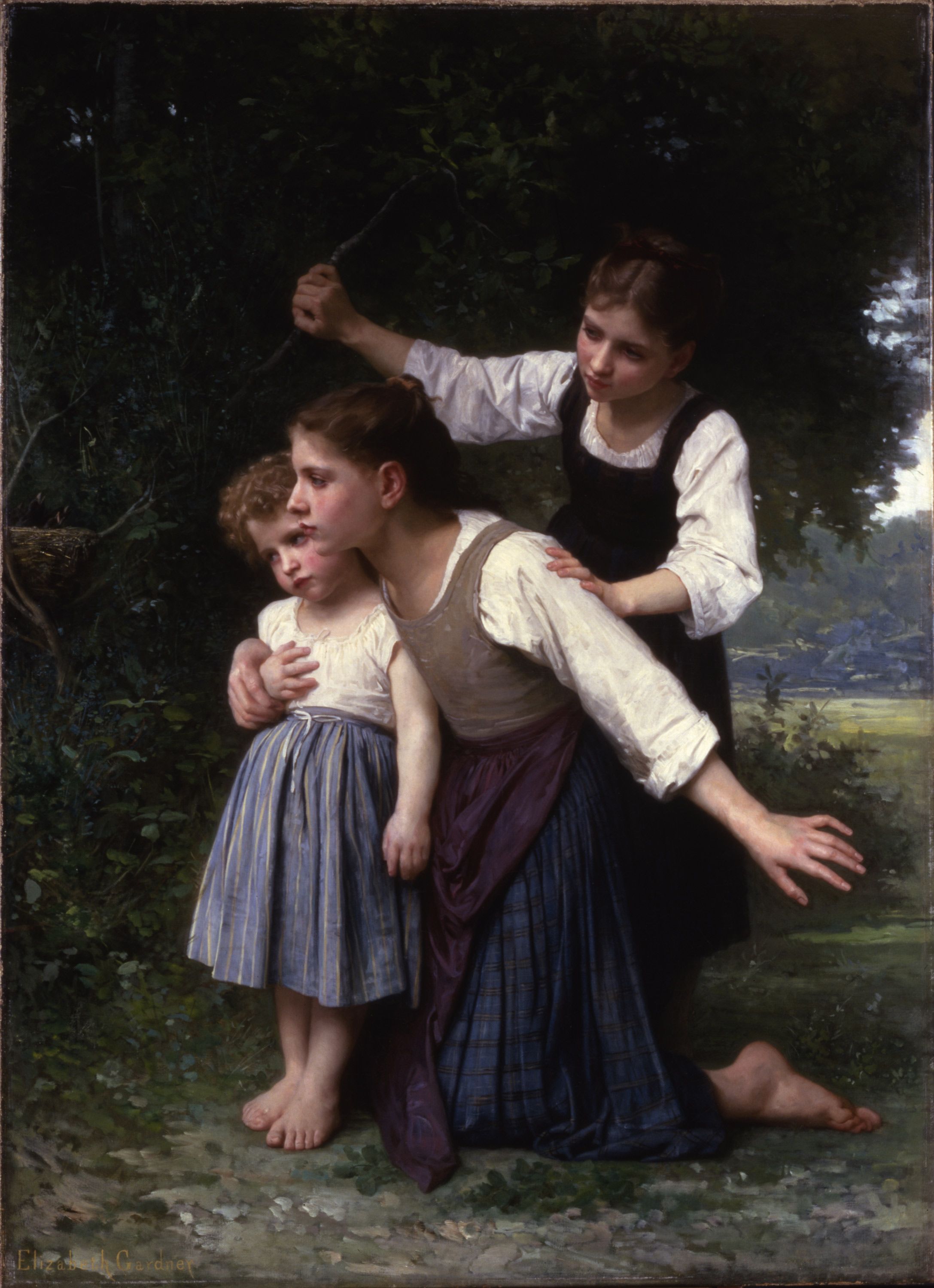 The Birds Nest, or In The Woods, zoomed in