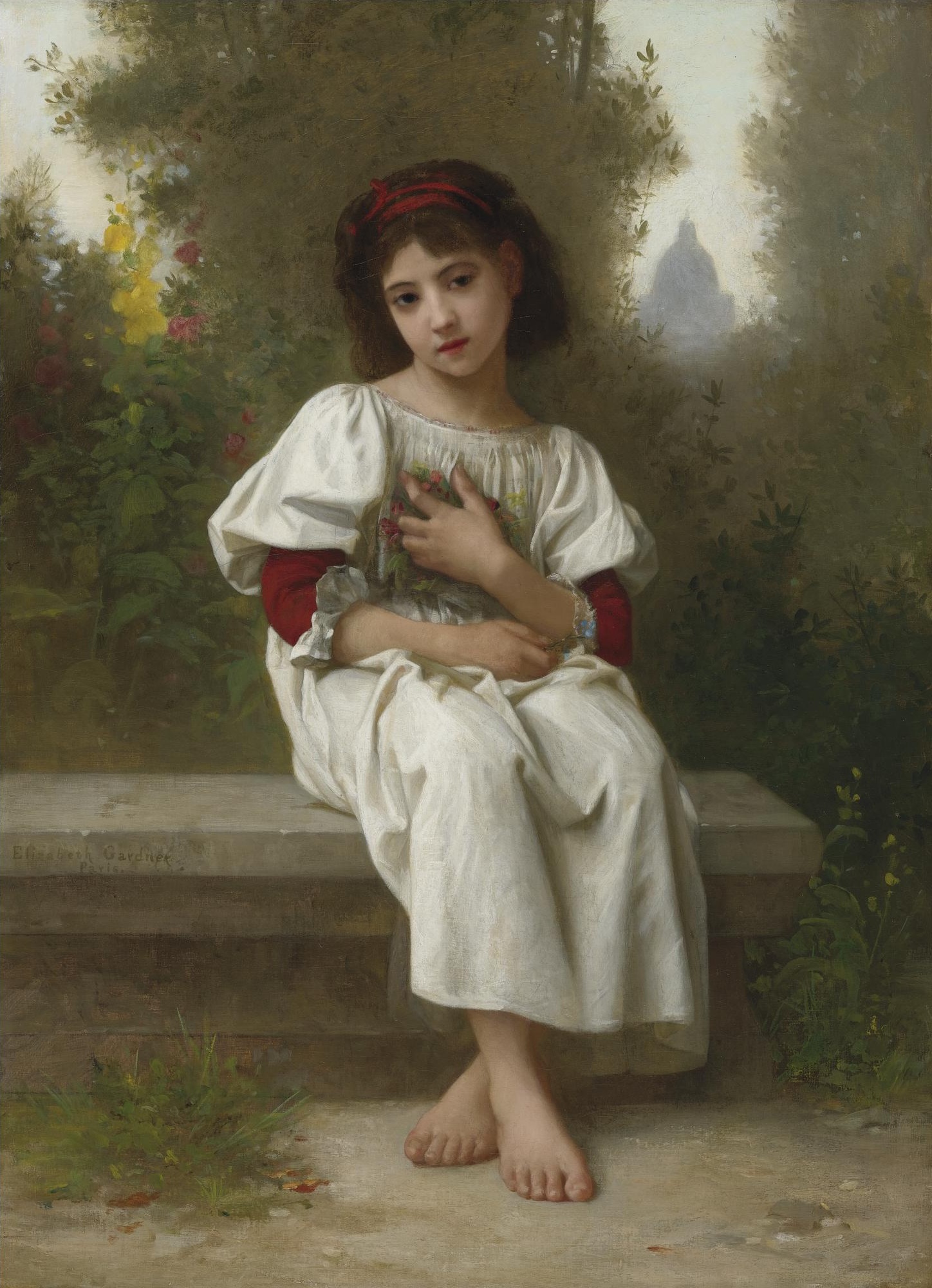 In the Garden, zoomed in